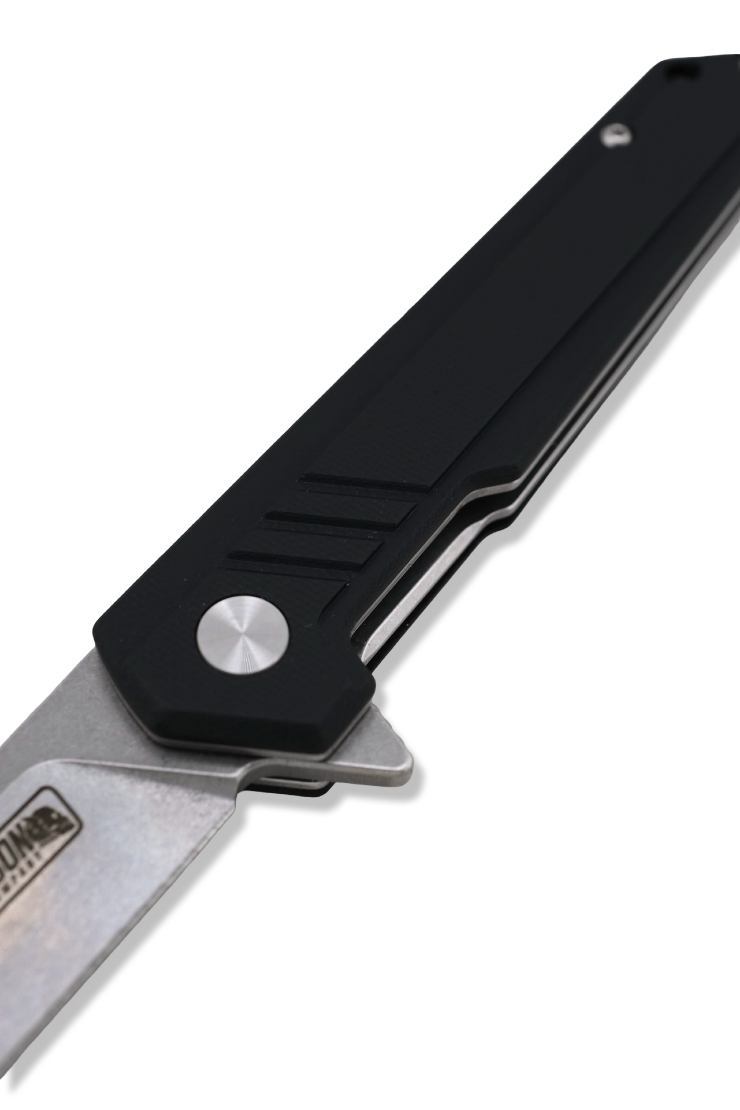 STRYKER Folder - Black G-10 Handle / Stonewash