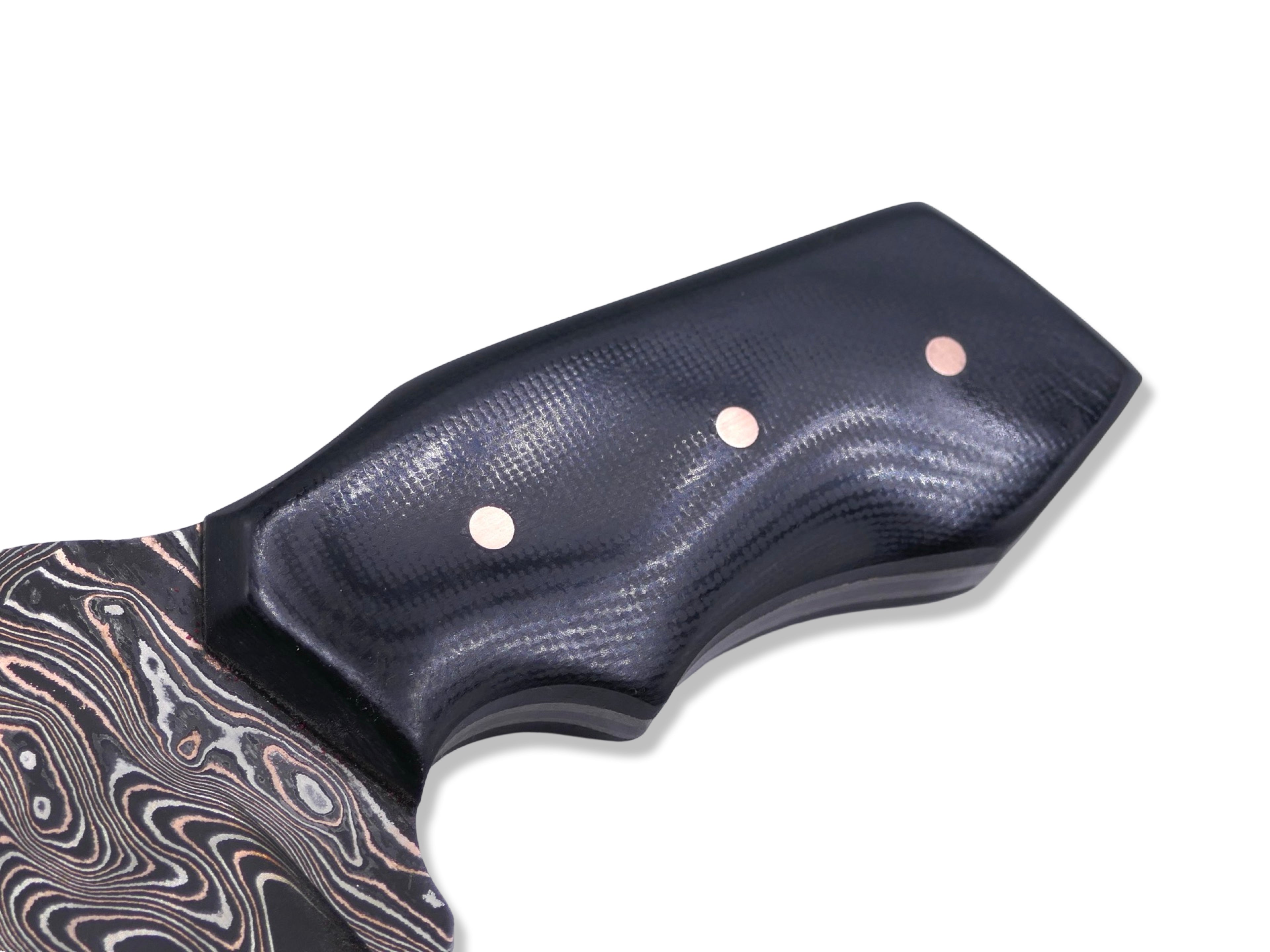 Utility Knife - Baker Forge Elite Coppermai / Black G-10 Handle / Copper Pins