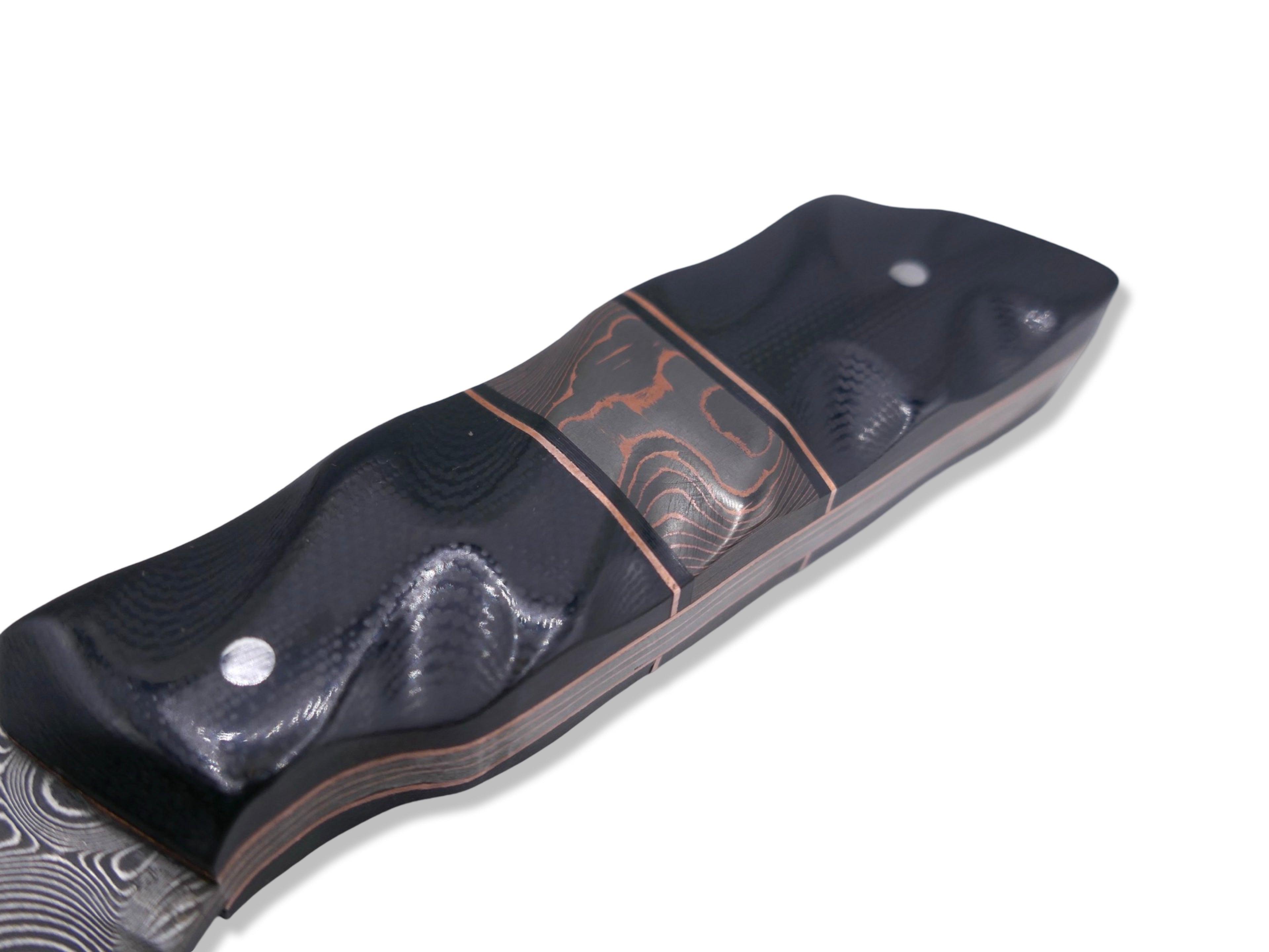 The Ripper x VEGAS FORGE - Custom Copper San Mai Field Craft Knife