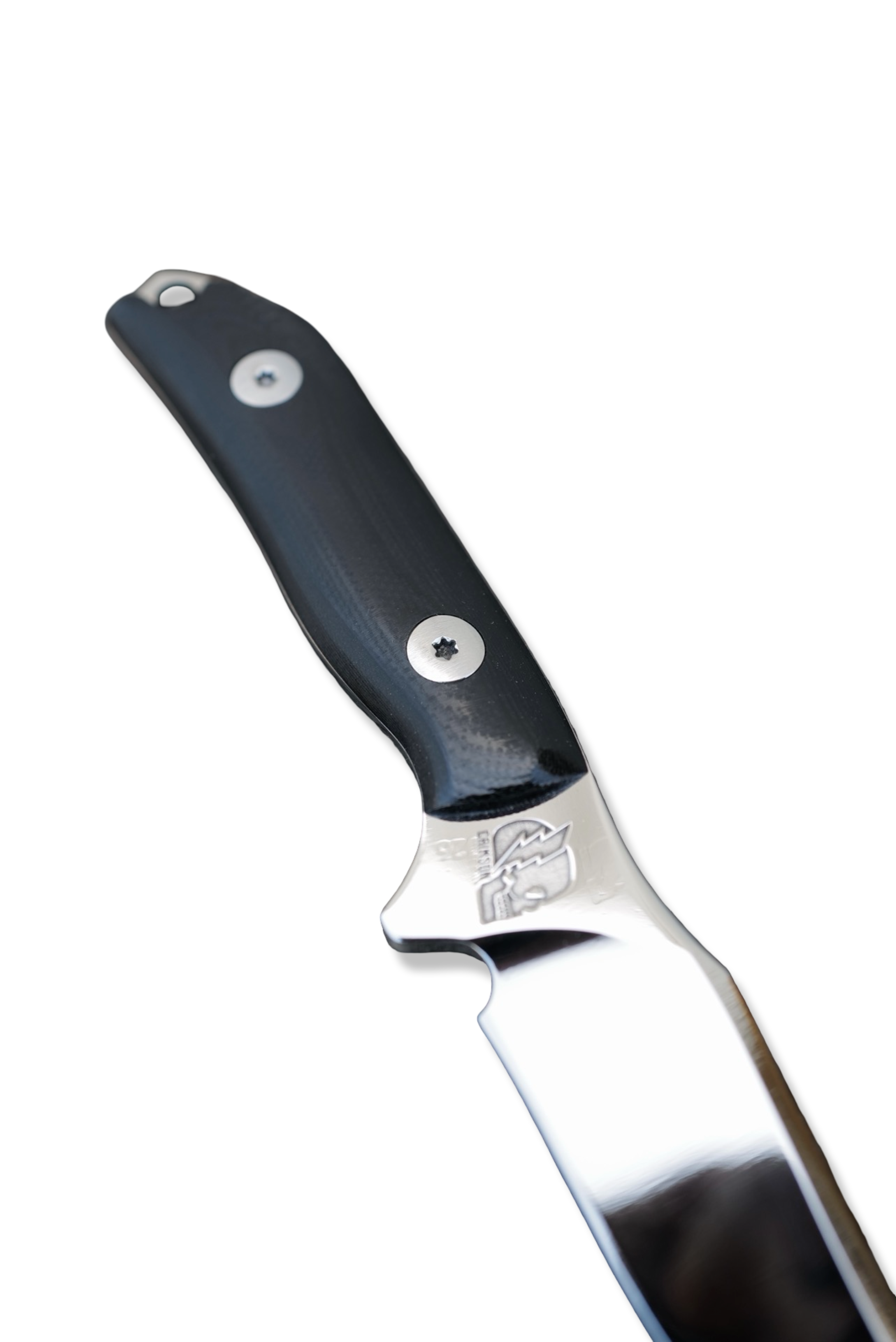 Knight Wolf CUSTOM - Mirror Polish / G-10 Handle / Leather Sheath Included