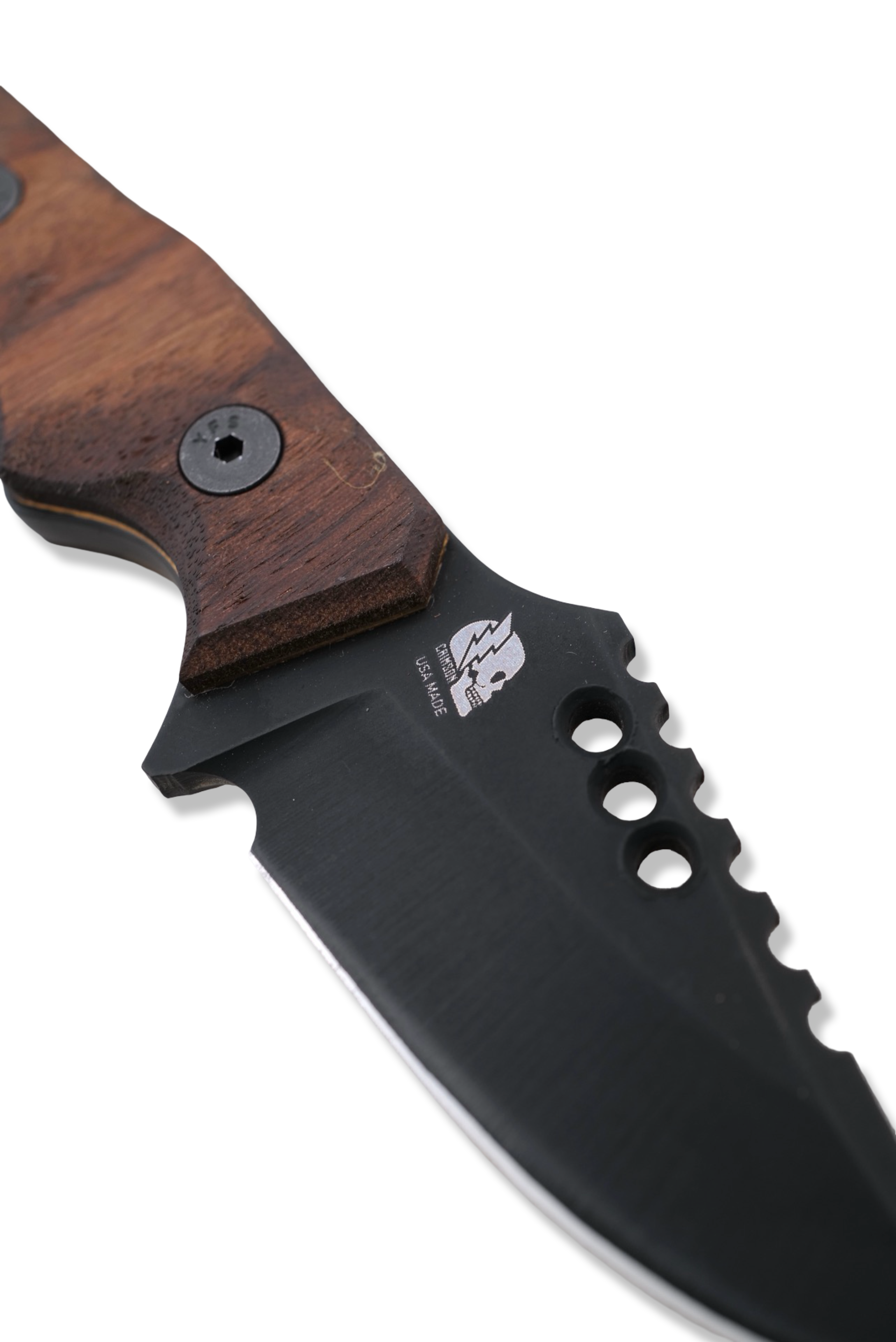 RPM Iron Wolf Custom 1/1  - Black Cerakote / Walnut w/ Brass Liner  /  Leather Sheath Included