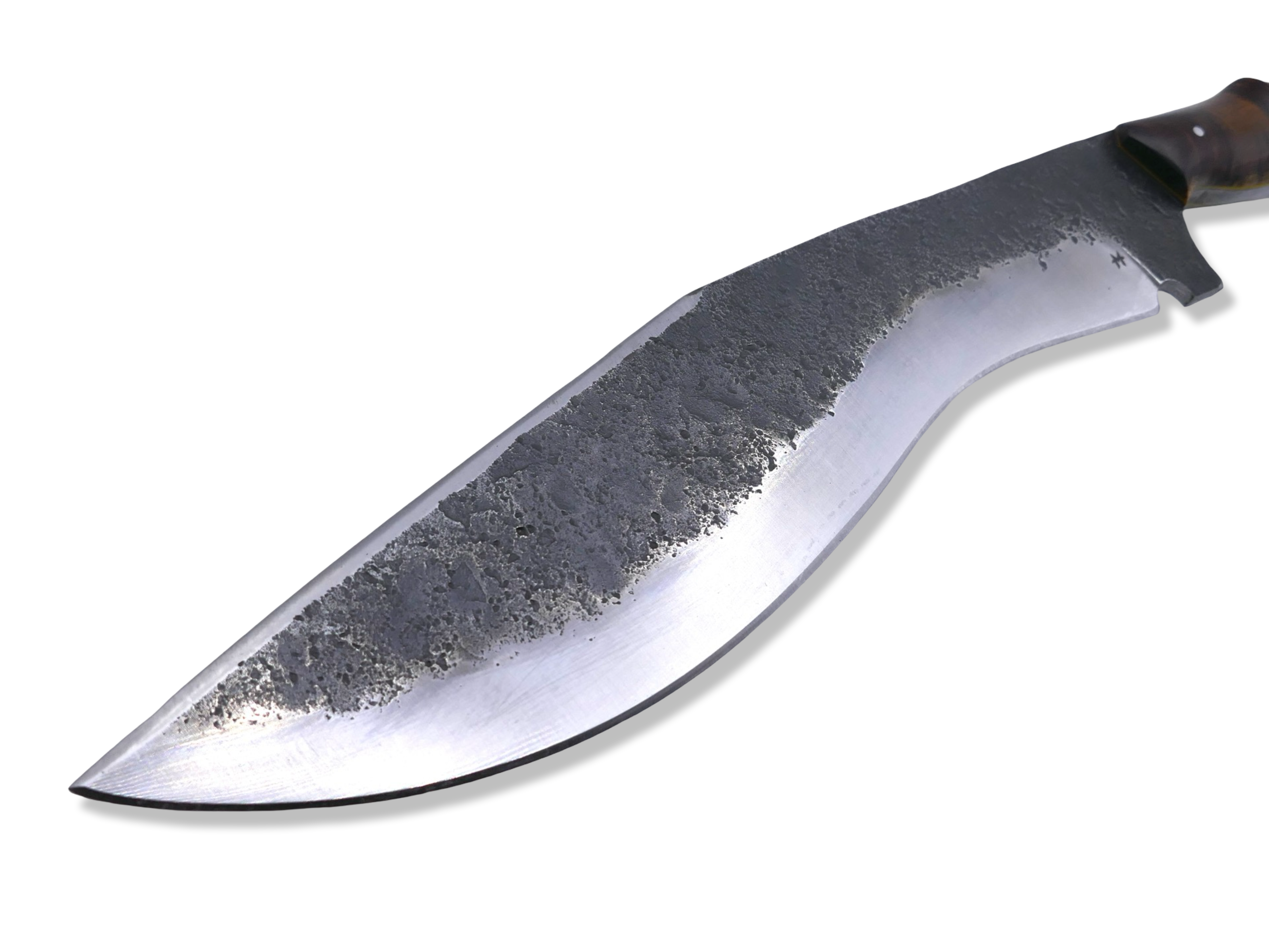 Forged Kukri Custom - 80CRV Blade / Iron Wood Handle