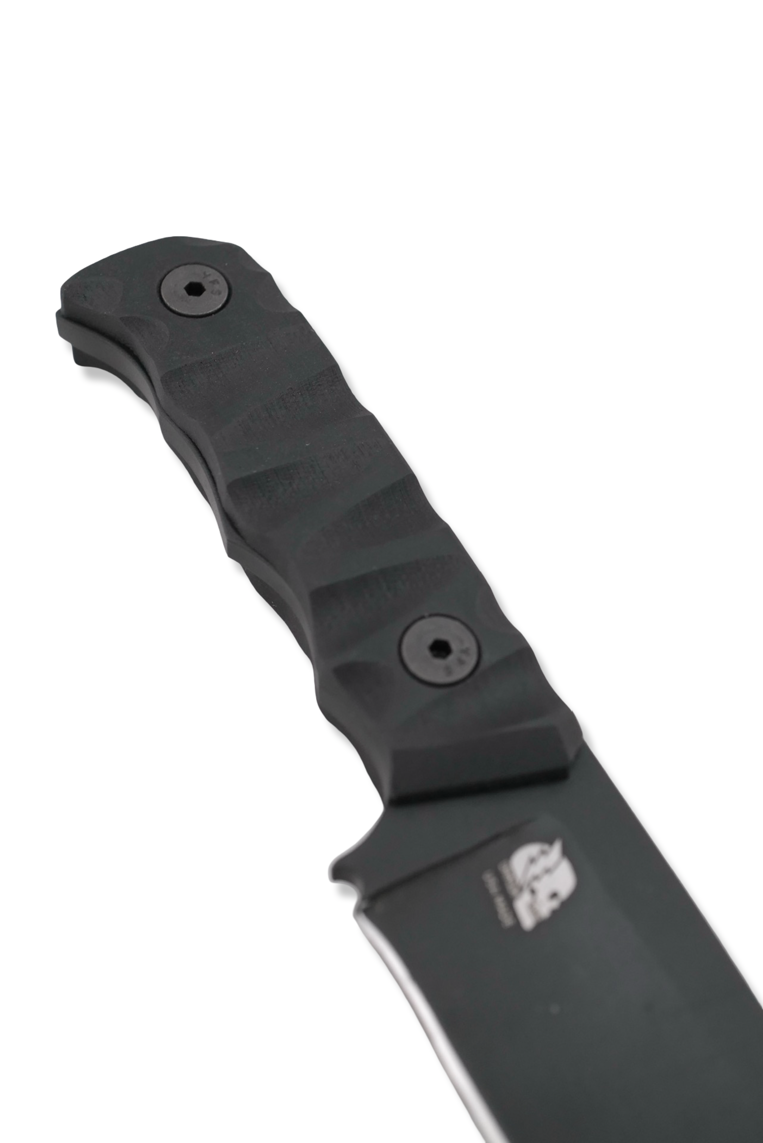 Slayer Mini - Black Cerakote / Black G-10 Handle / USA Made leather sheath included