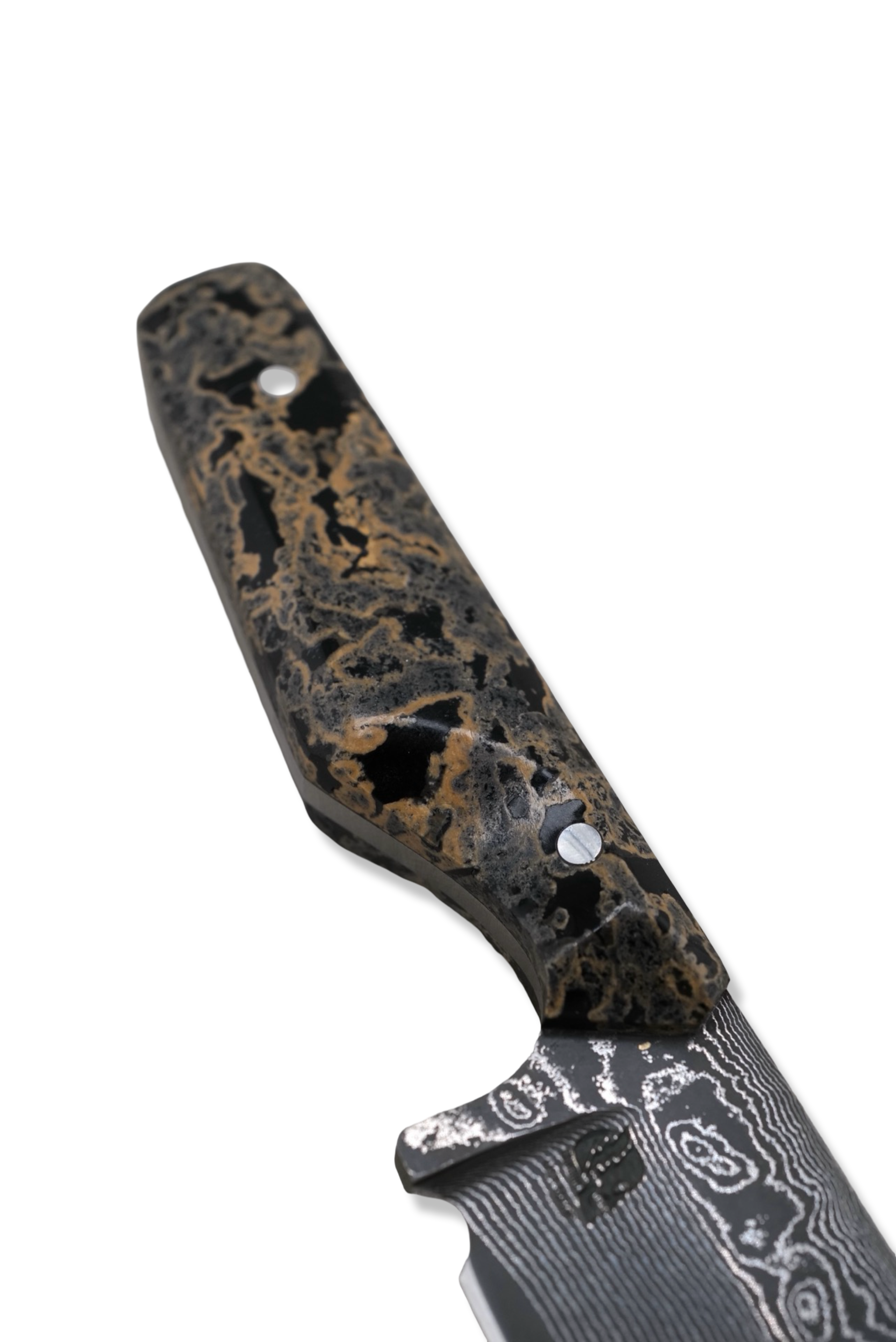 Mini Skinner Custom - Vegas Forge Stainless Damascus / Calceon Handle
