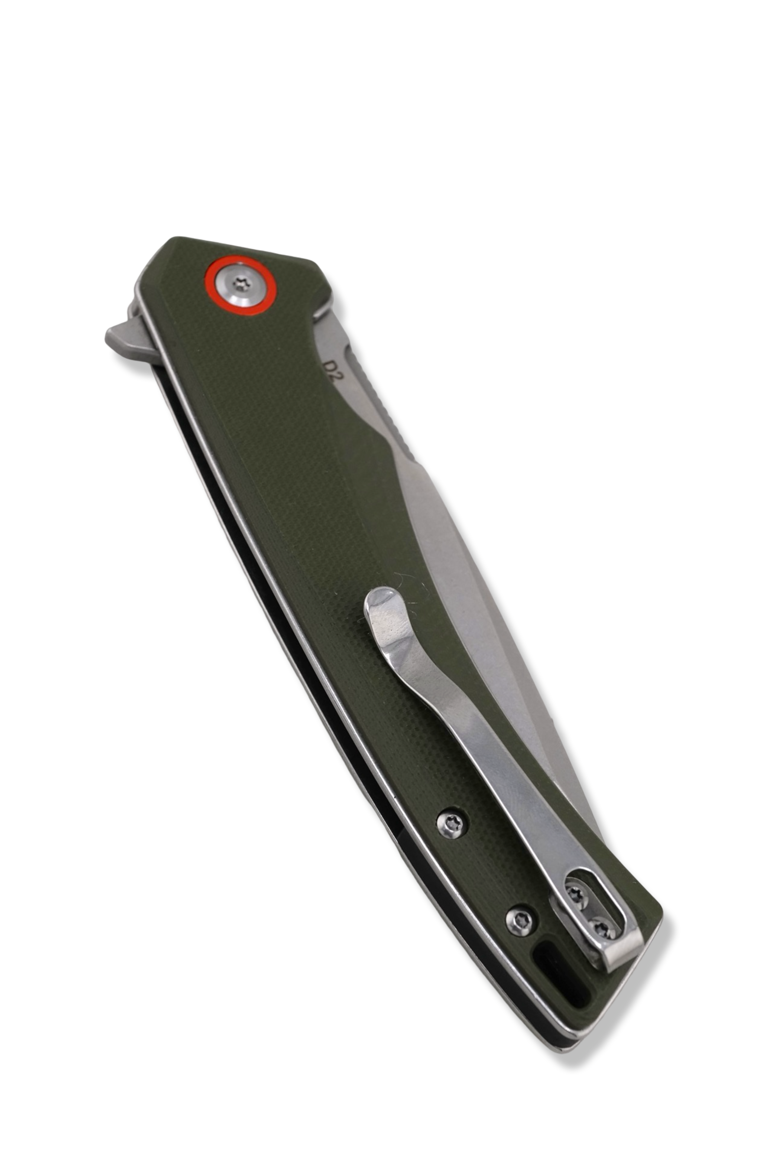 DB5 Tanto Folder - OD Green G-10 Handle / Stonewash