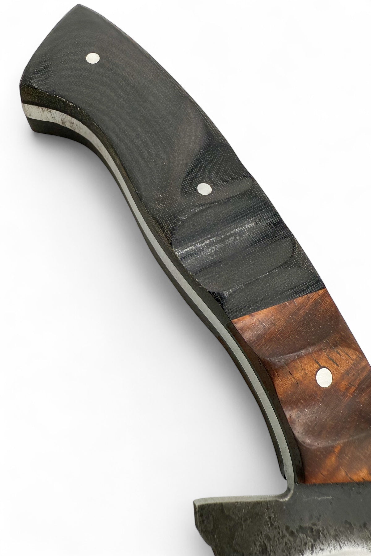 Forged Compound Destroyer - Hawaiian Koa / Black Micarta / Black G-10 Liner