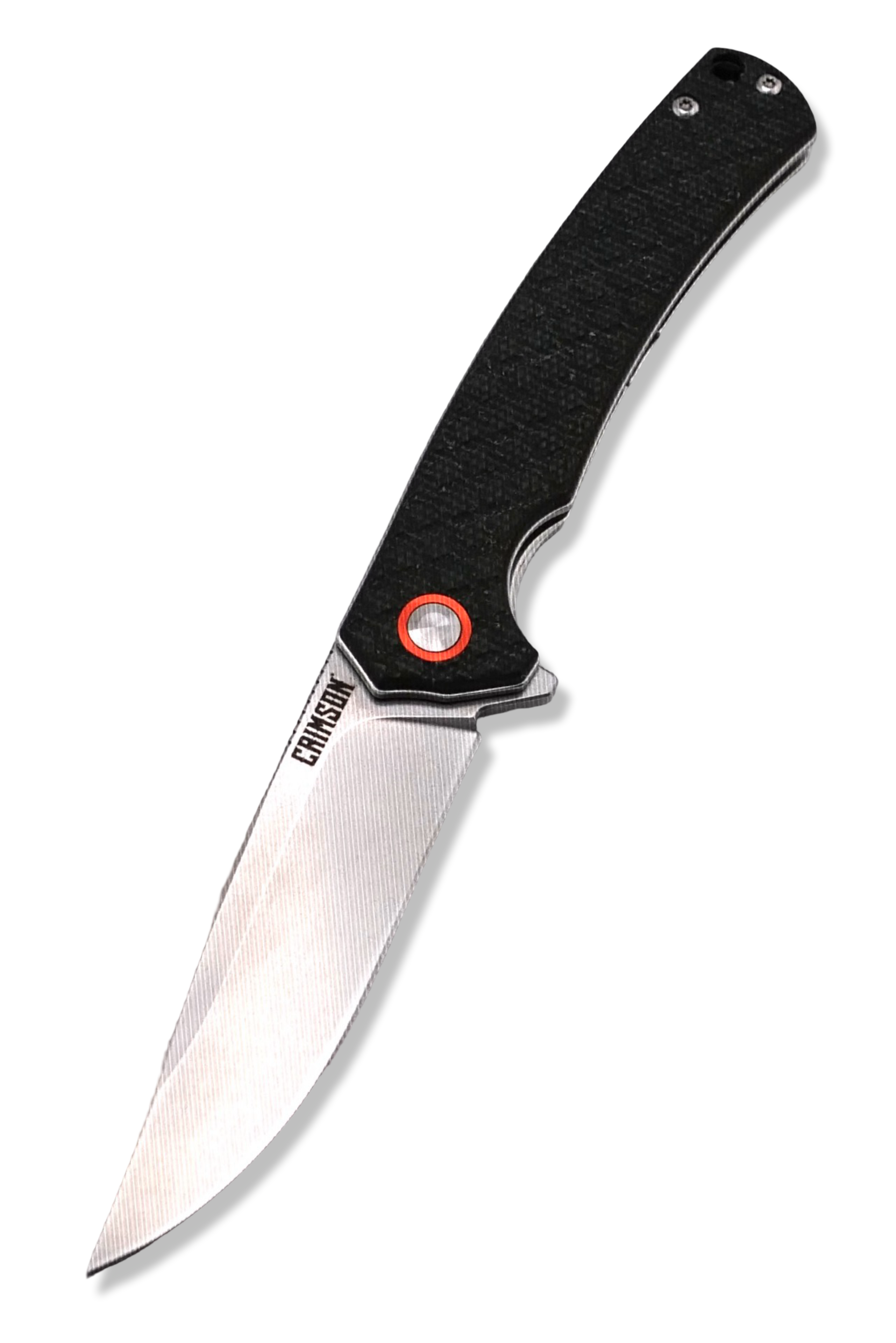 Interceptor Folder - Black / Green  Textured Handle / Stonewash Blade