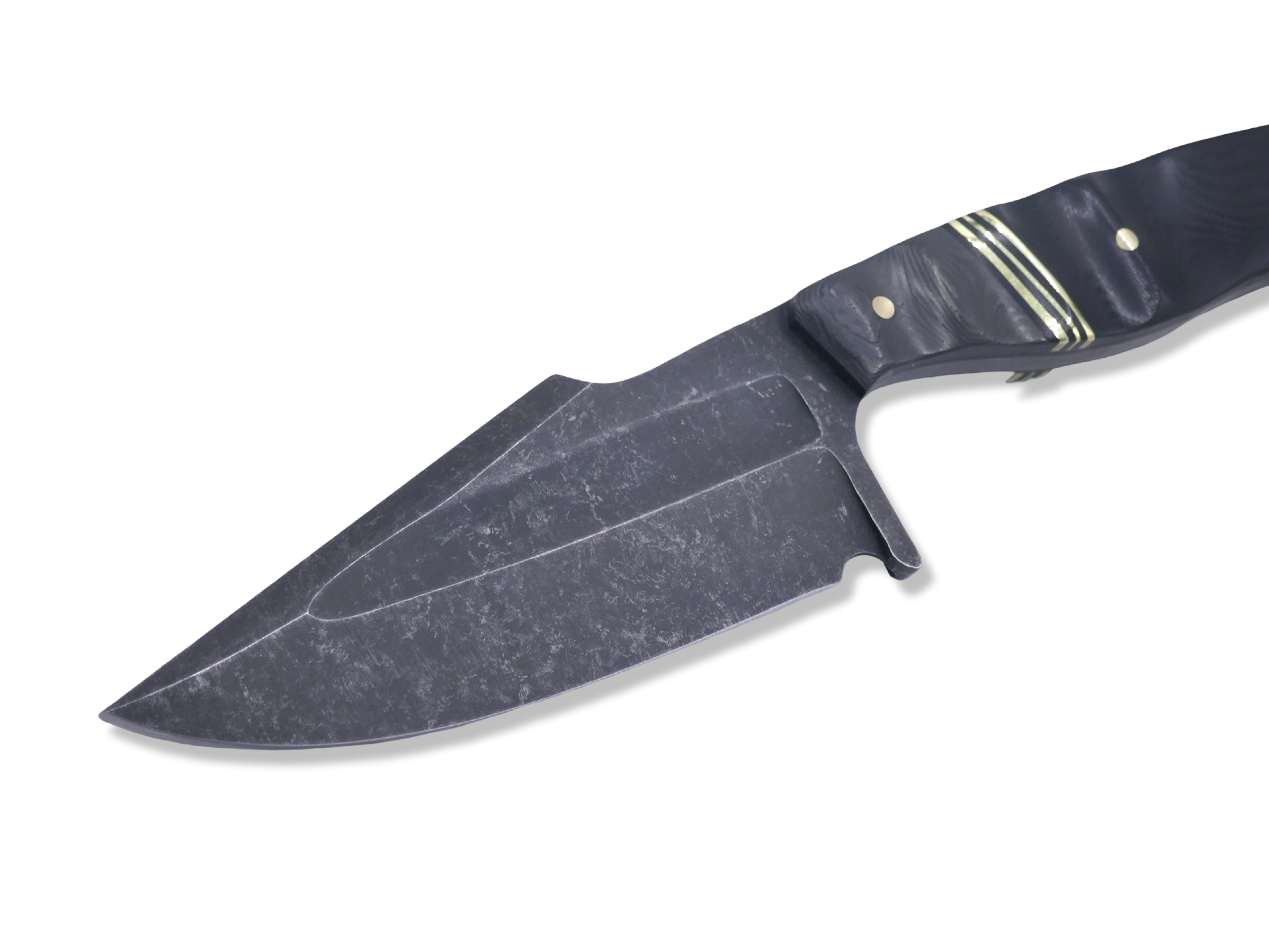Combat Reaper Custom 1 of 1 - Camo Carbon / Triple Brass Split / Black G-10