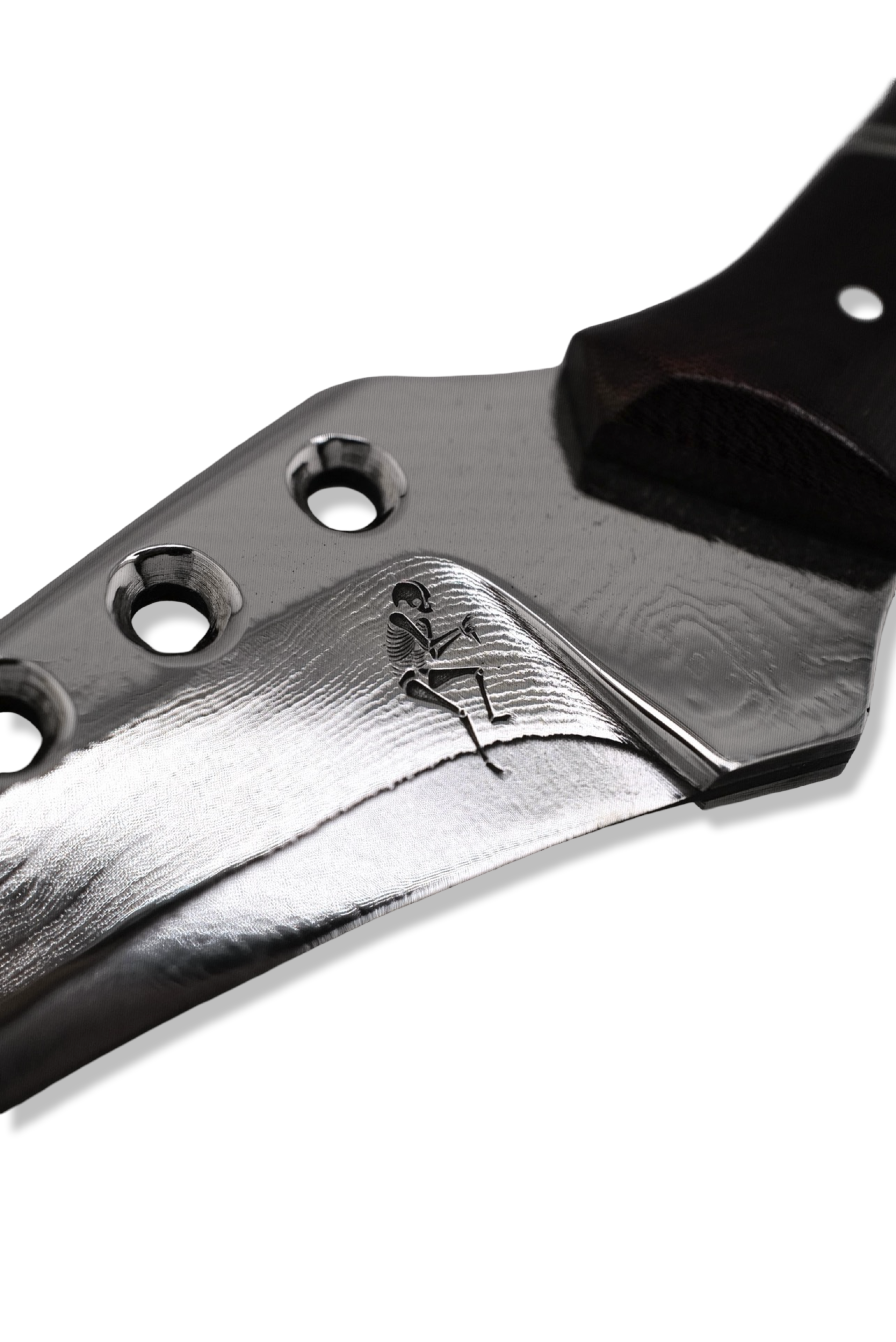 Ed Calderon Custom - Polished Damascus / Westinghouse Micarta / Nickel Splits /