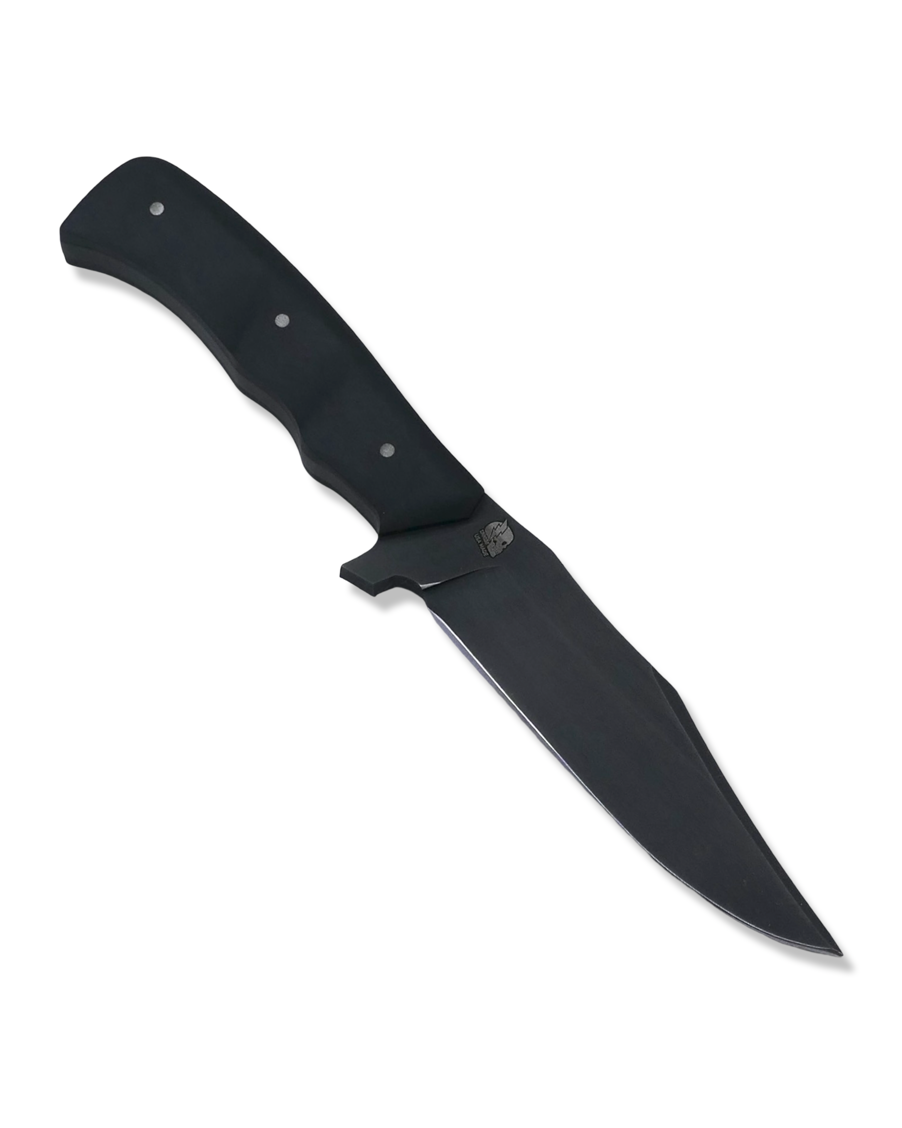 DEV-1 Custom Proto - Black G-10 Handle / Black Ops Blade / Leather Sheath Included