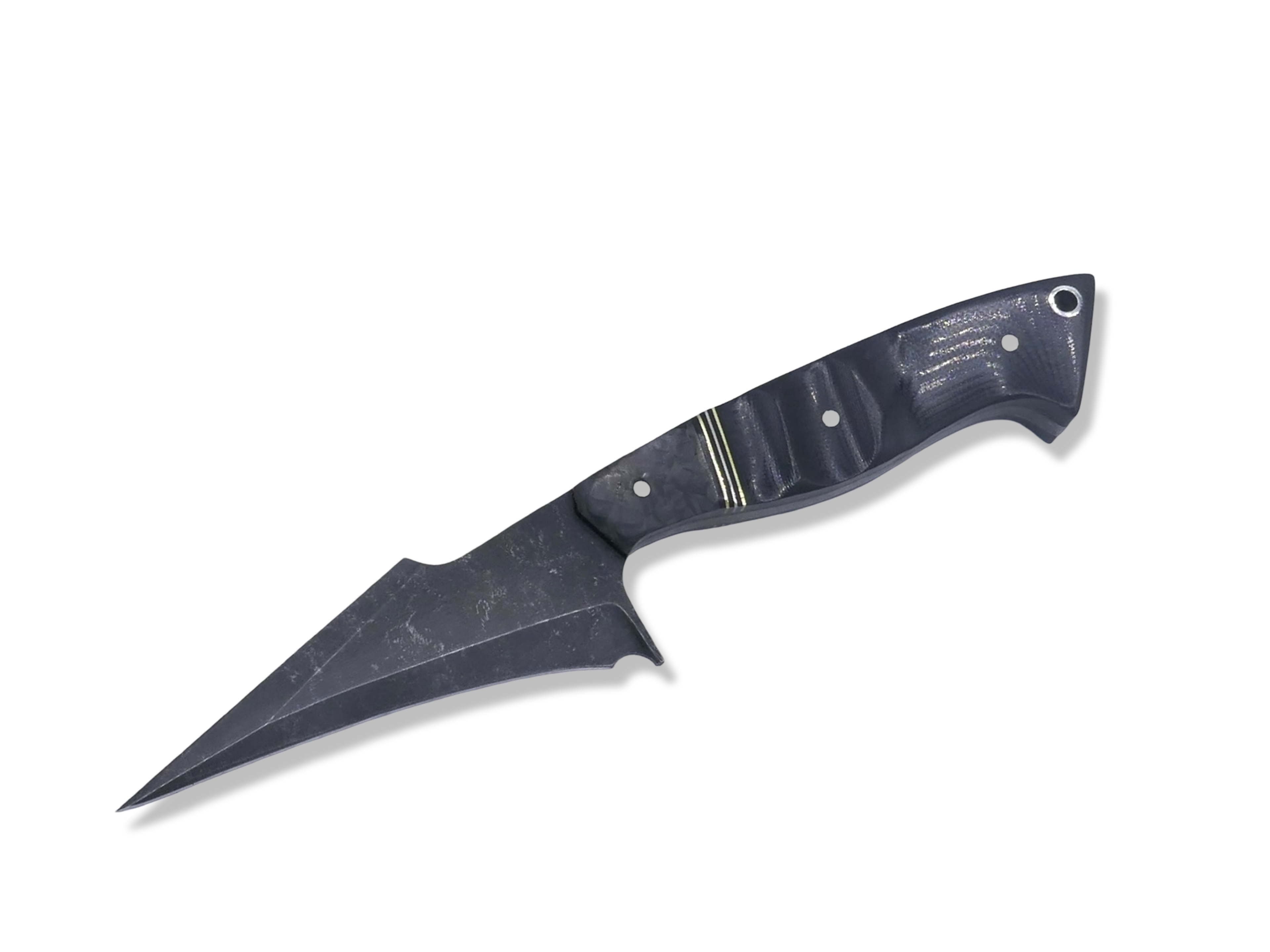Kreaper Custom 1 of 1 -  Carbon Fiber Front / Brass + Nickel Split / Black G-10