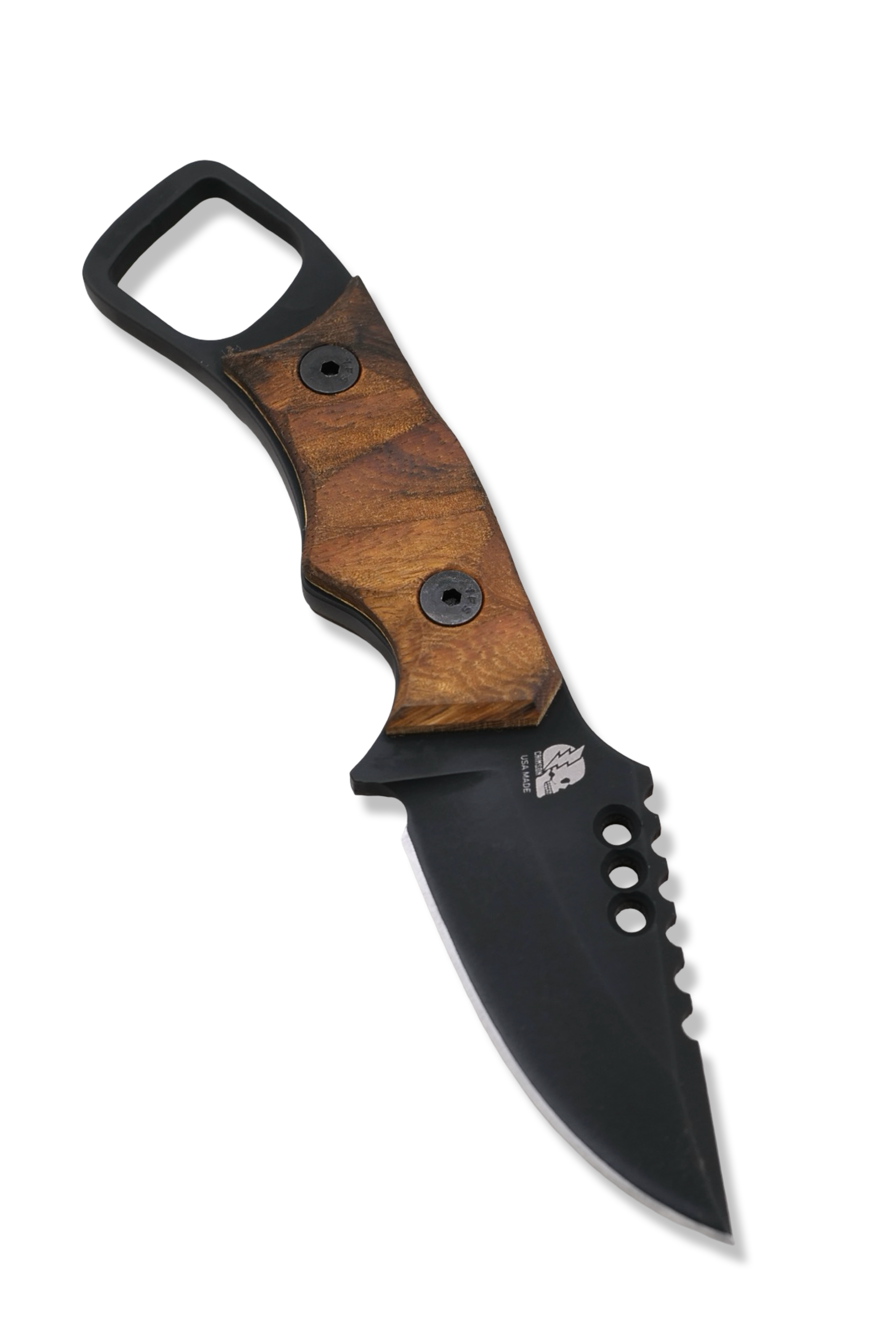 RPM Iron Wolf Custom 1/1  - Black Cerakote / Goncalo Alves w/ Brass Liner  /  Leather Sheath Included
