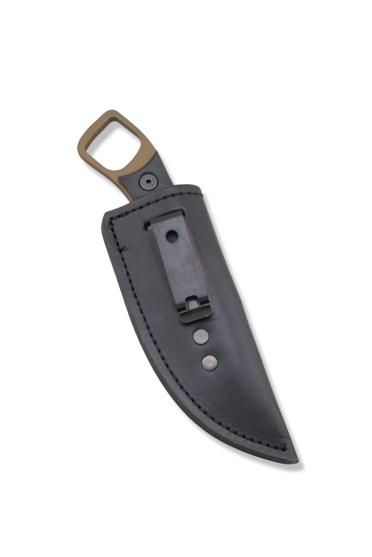 RPM Iron Wolf - Burnt Bronze Cerakote / Black Richlite Handle / Numbered 1 -5 / Leather Sheath Included
