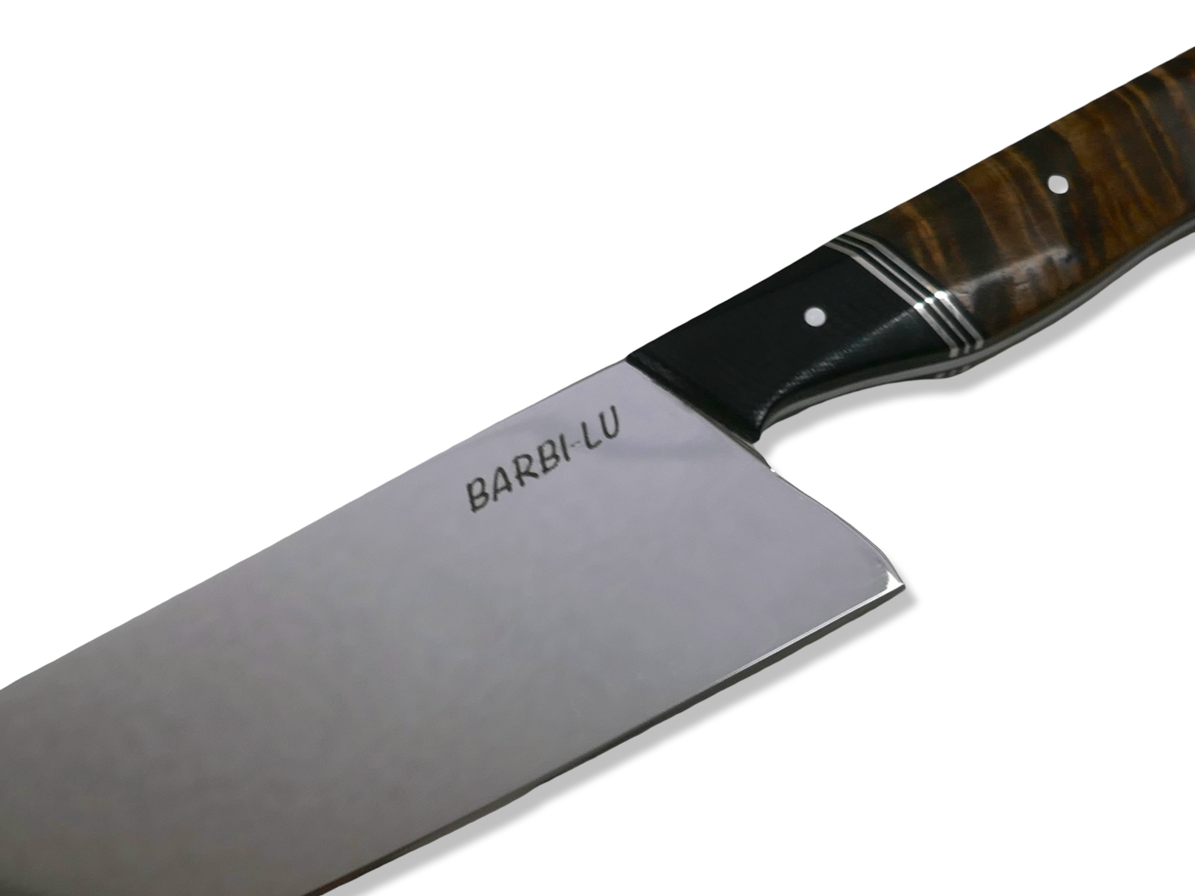 Chef Knife - Mirror Polish / Custom Deep Engraving