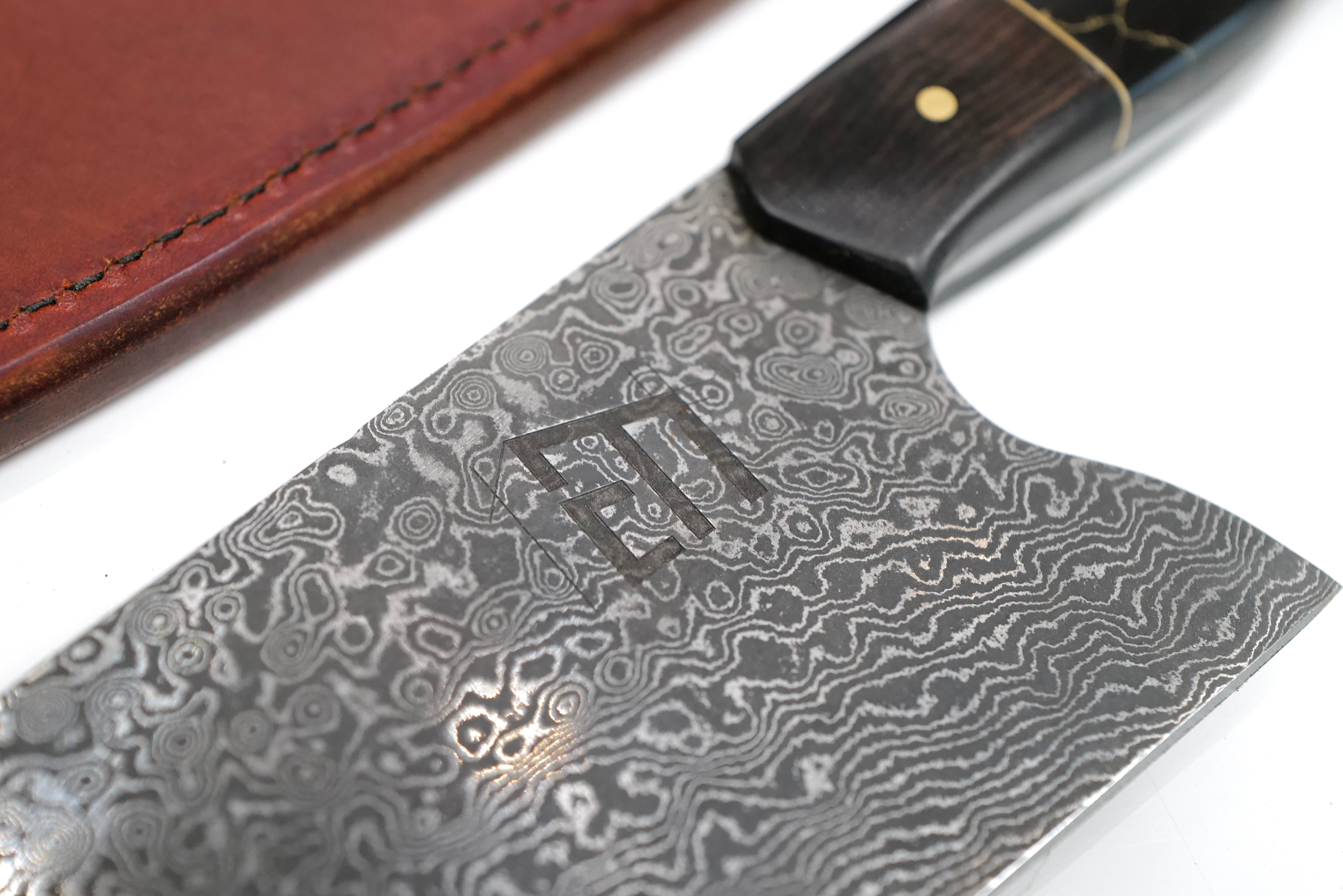 Custom Vegas Forge Stainless Damascus Gyuto