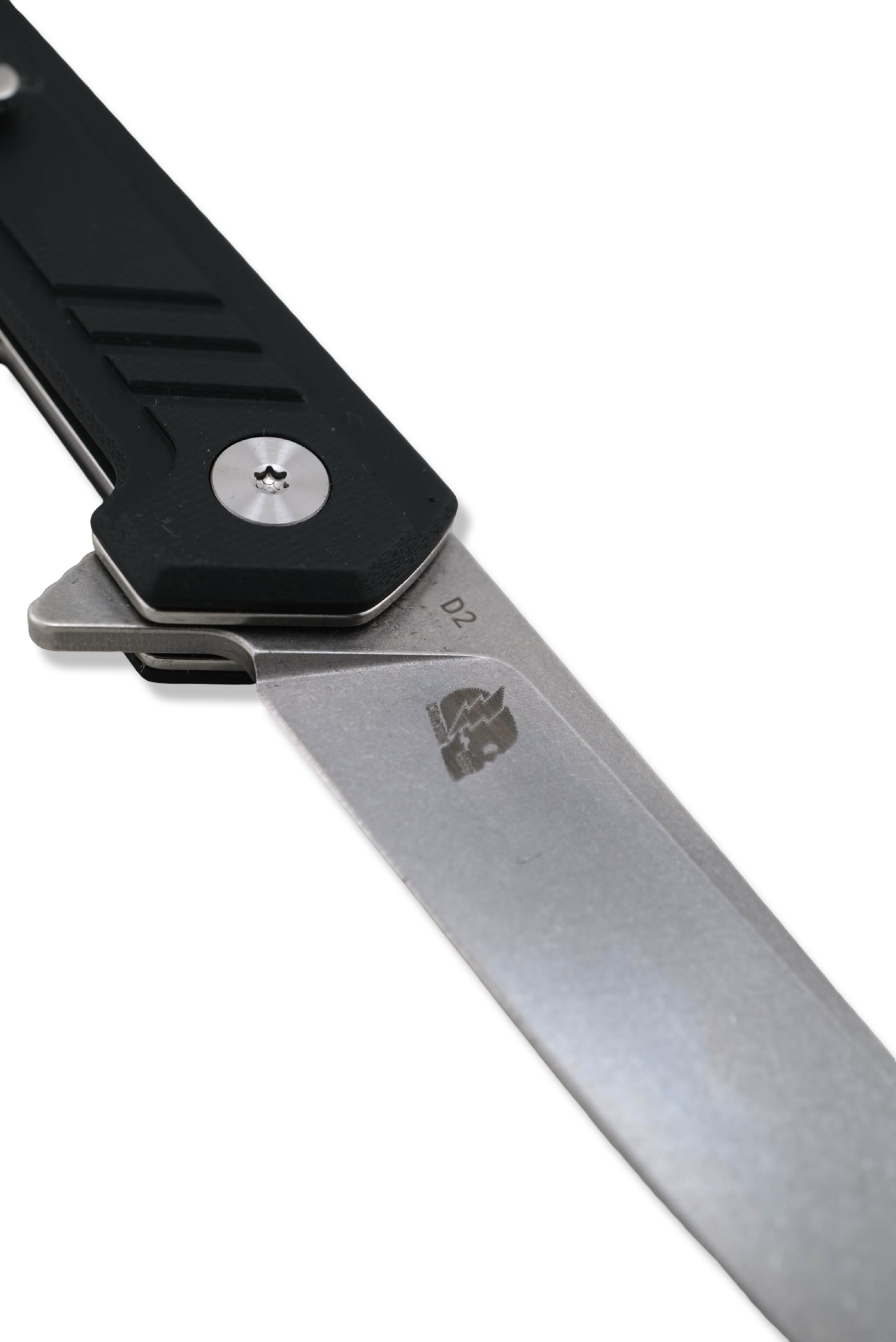 STRYKER Folder - Black G-10 Handle / Stonewash