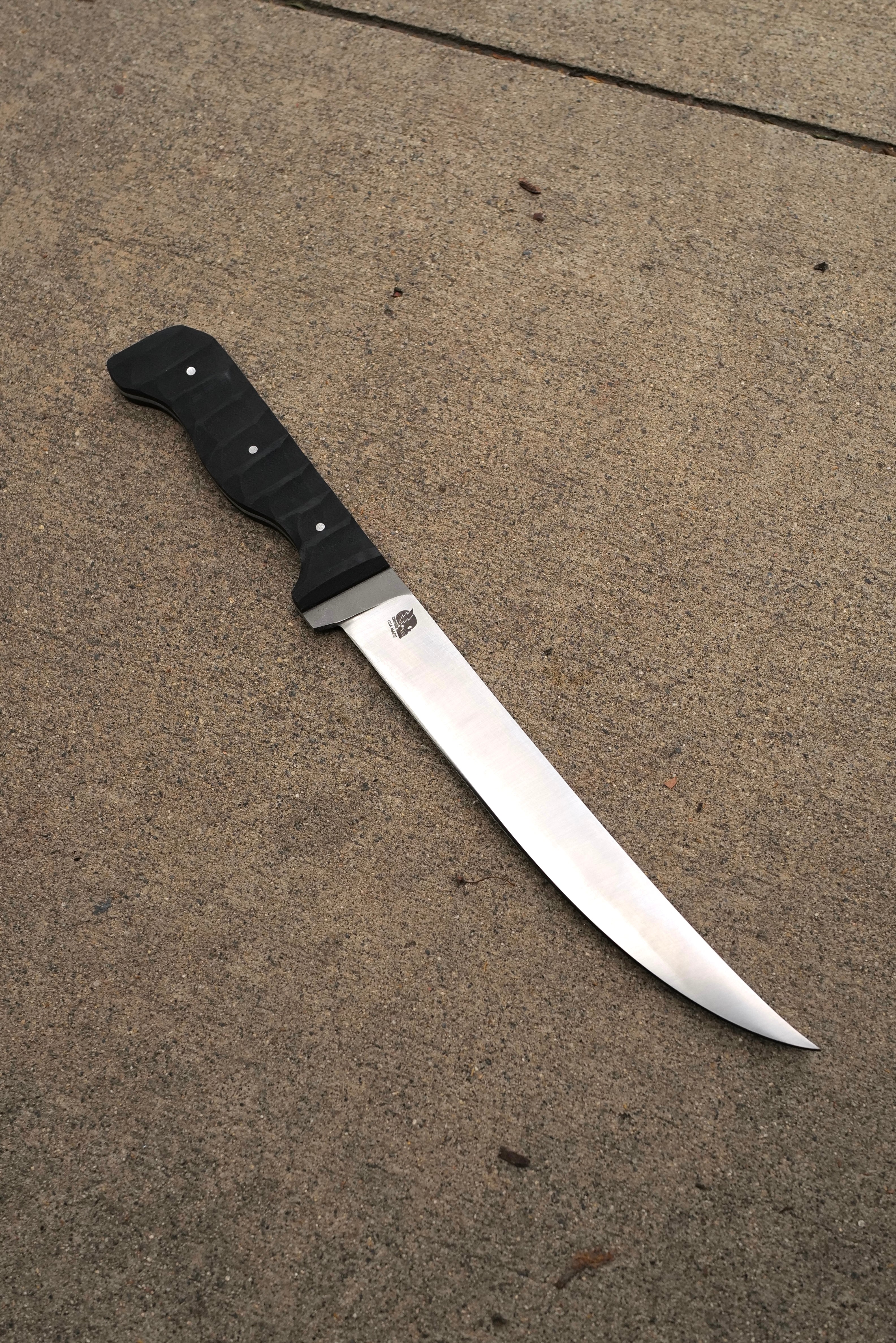 Kurano Filet - Satin Finish / Stainless Steel / Black G-10 Handle / Kydex Sheath