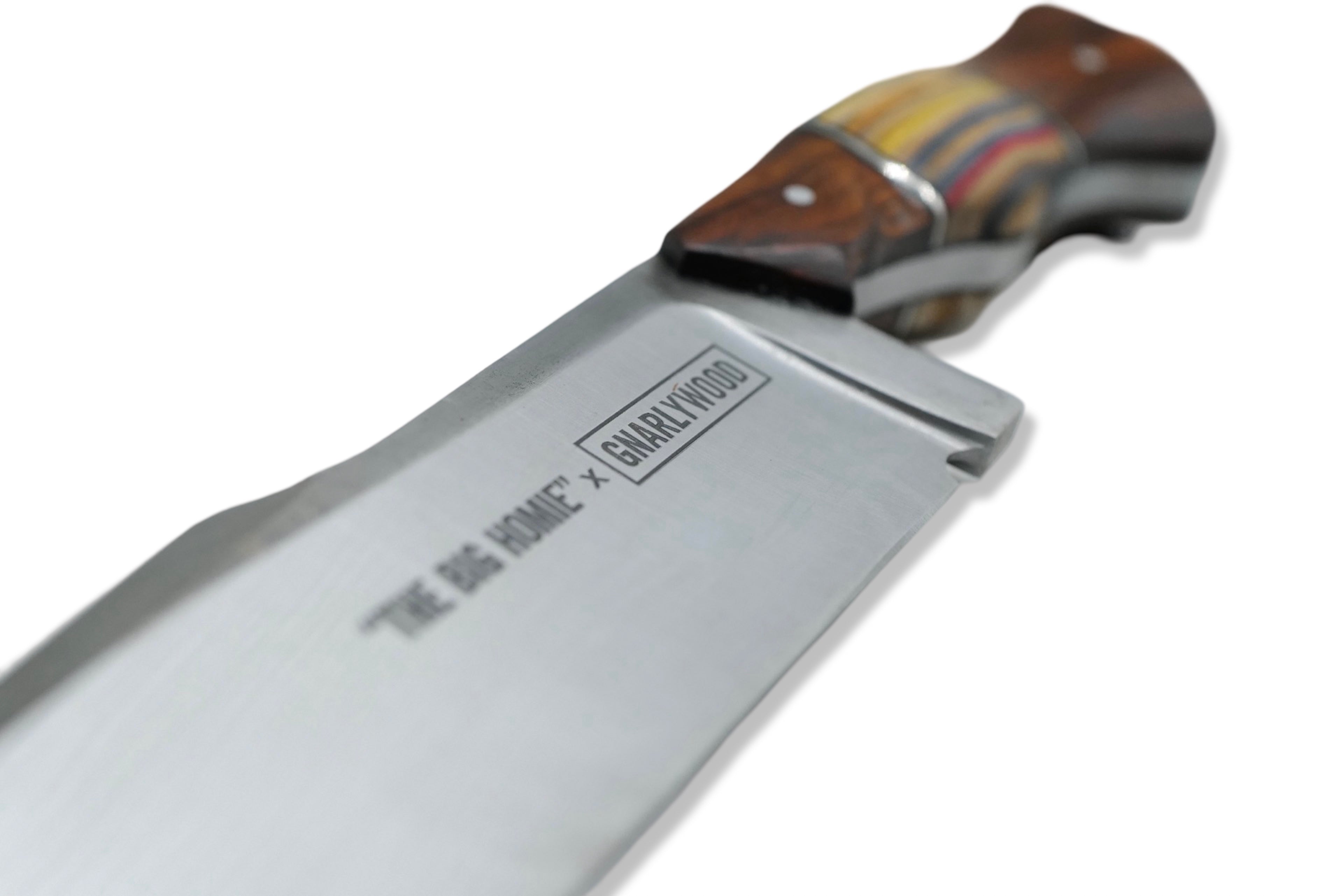 Custom Hollow Ground Bowie / Skateboard Handle