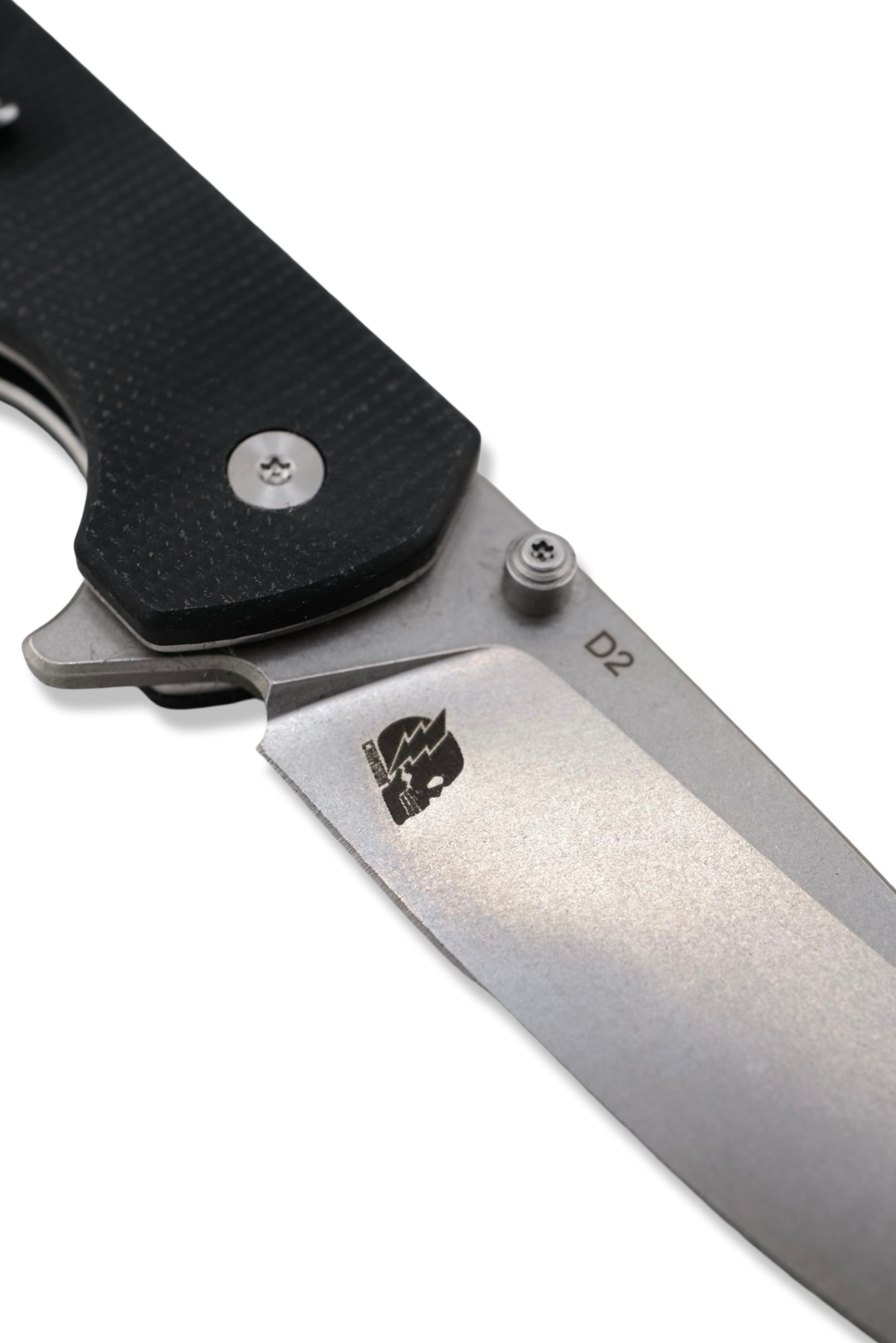 Q7 Flipper Folder - Limited Edition / Small Batch / OSIDE Edition Black G-10 Handle / Stonewash Blade