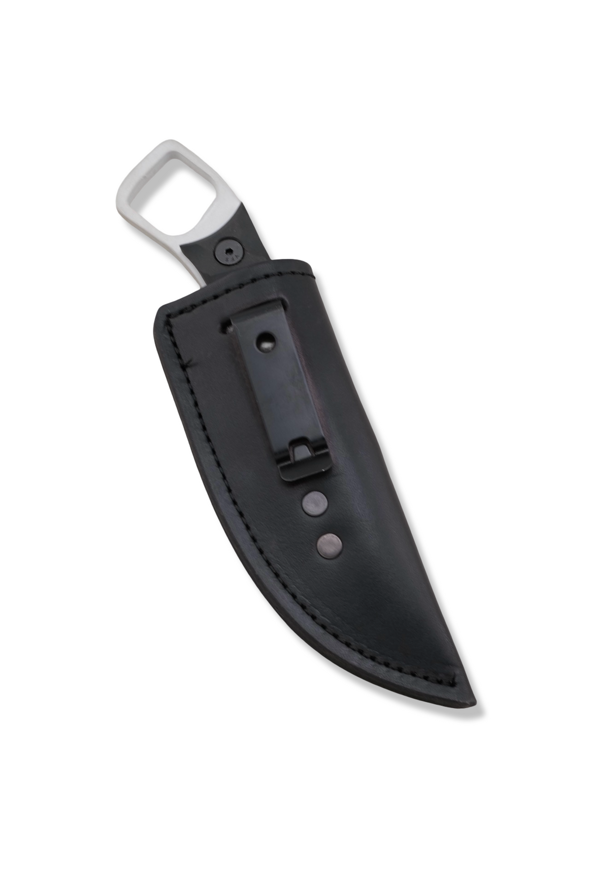 RPM Iron Wolf - Frost Cerakote / Black Richlite Handle / Numbered 1 -5 / Leather Sheath Included