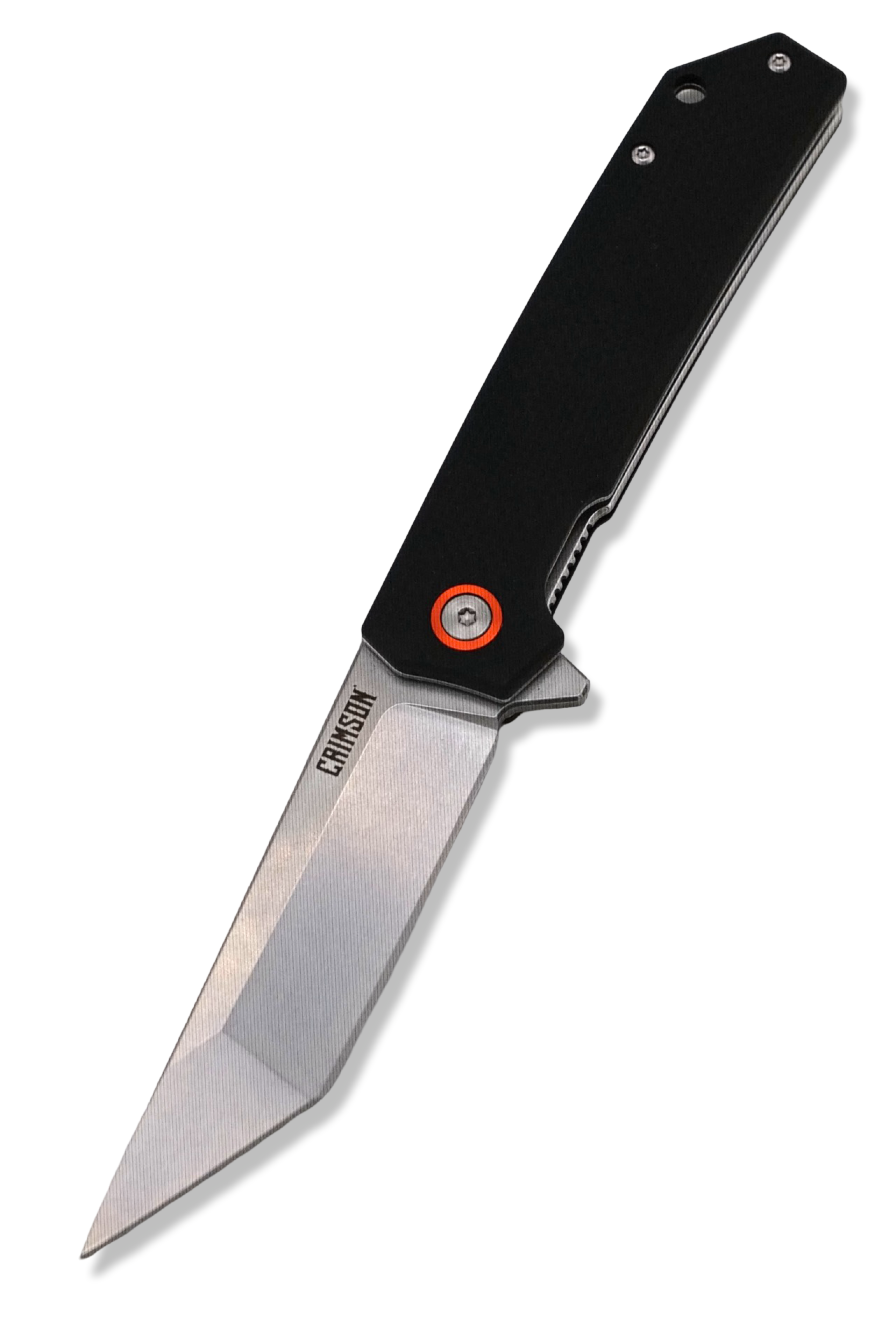 P1 Tanto - Black Textured G-10 Handle / Stonewash Blade