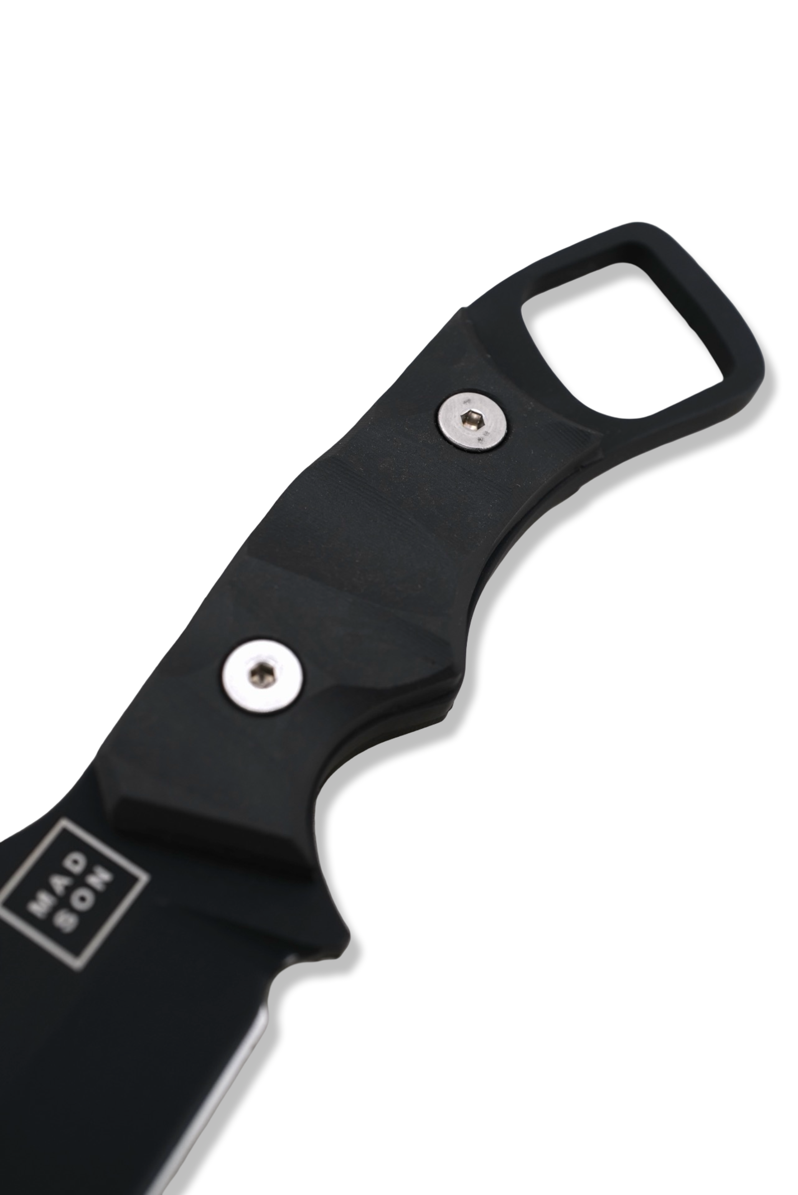 Crimson X MADSON RPM Iron Wolf  - Black Cerakote / Black Richlite Handle / Kamimura MADSON Sunglasses Included / Leather Sheath Included / LIMITED TO 5 PIECES