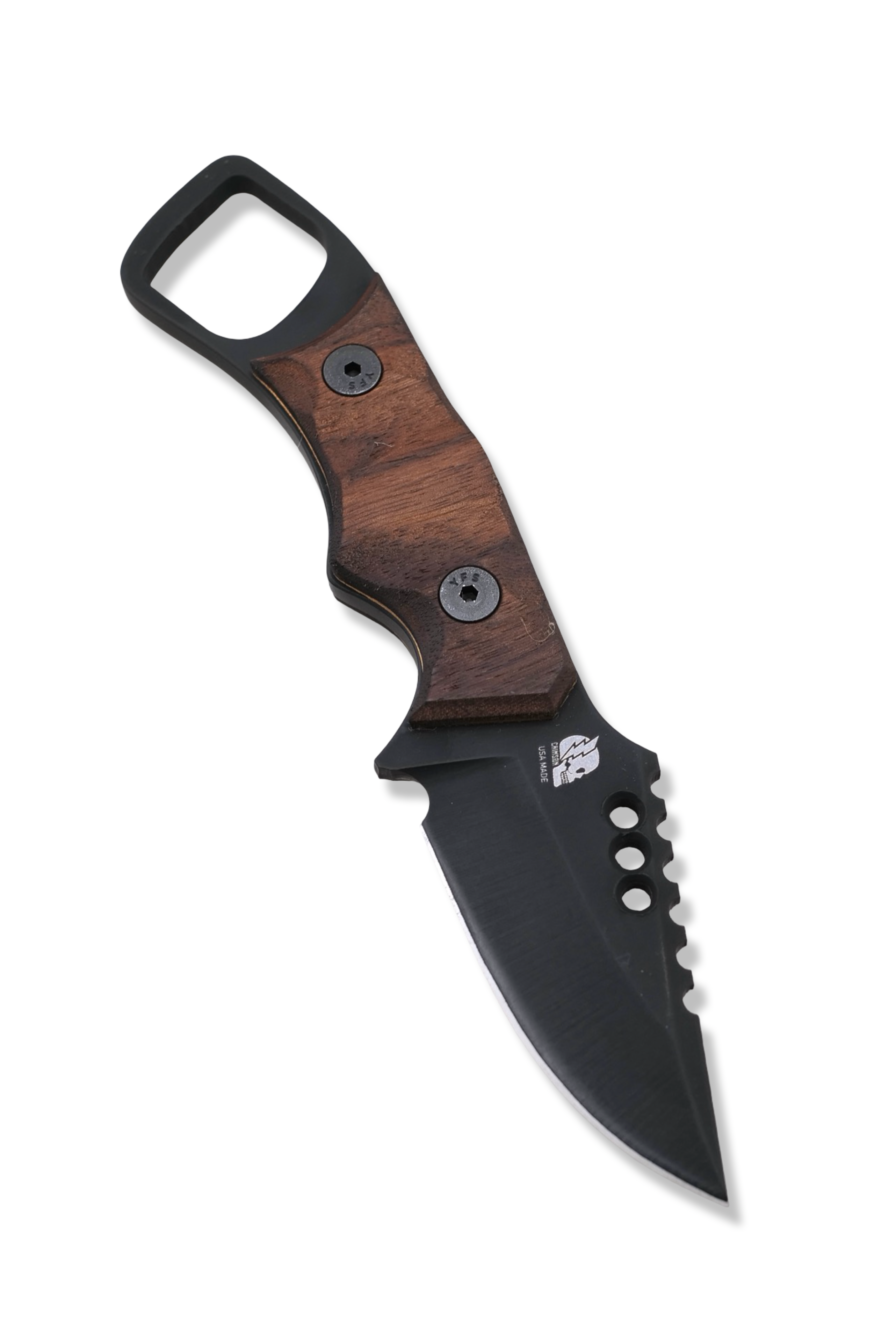 RPM Iron Wolf Custom 1/1  - Black Cerakote / Walnut w/ Brass Liner  /  Leather Sheath Included