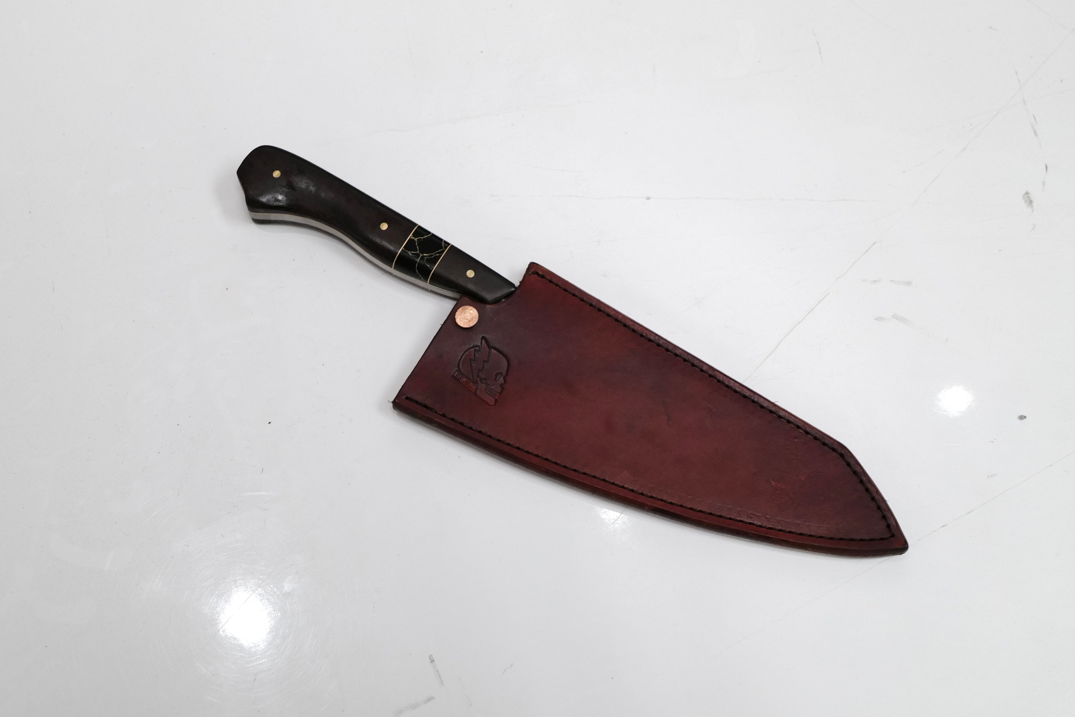 Custom Vegas Forge Damascus Gyuto