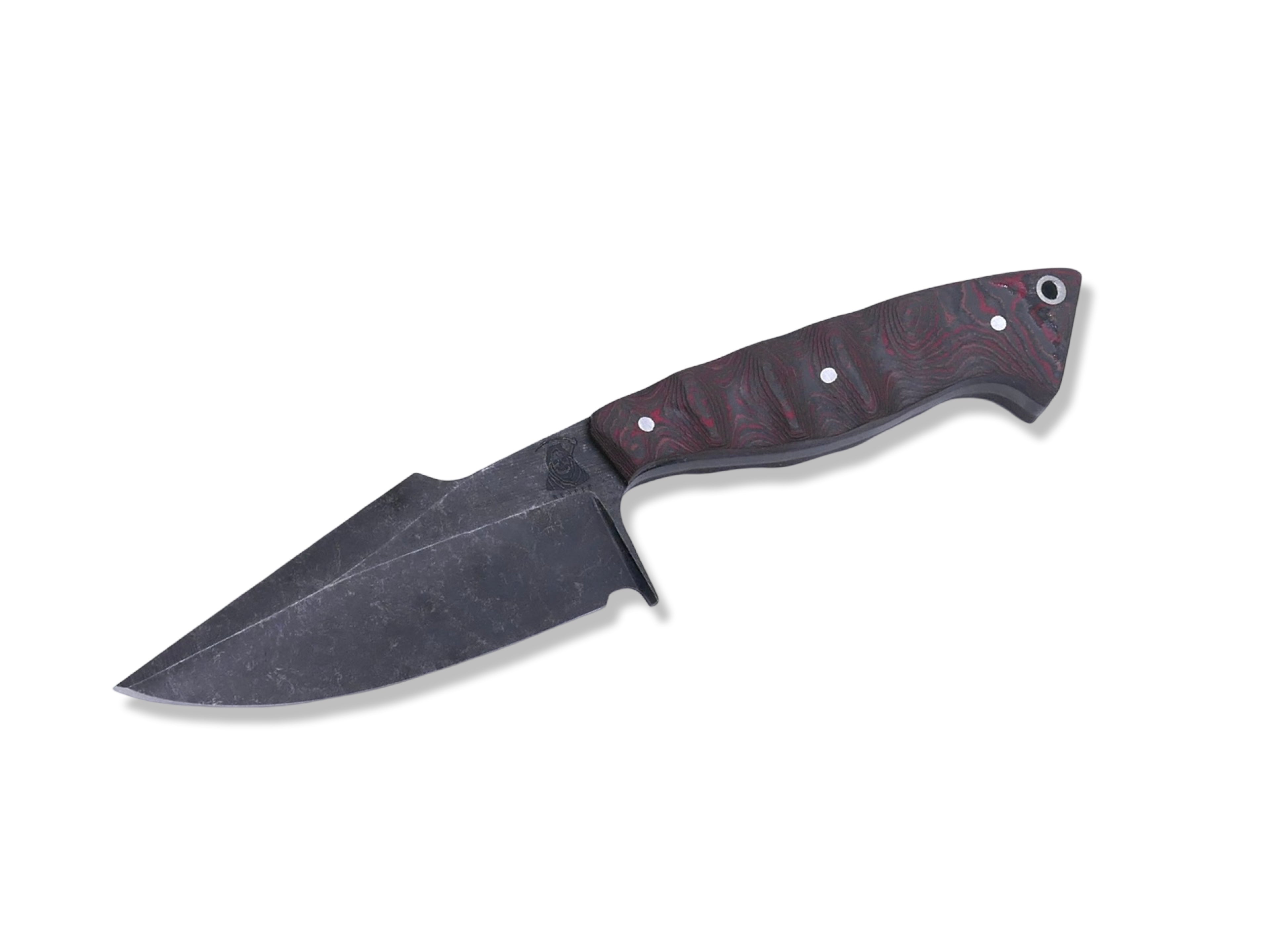 Reaper Custom 1 of 1  - Harpoon Grind / Dark Stonewash / Full Camo Carbon Handle