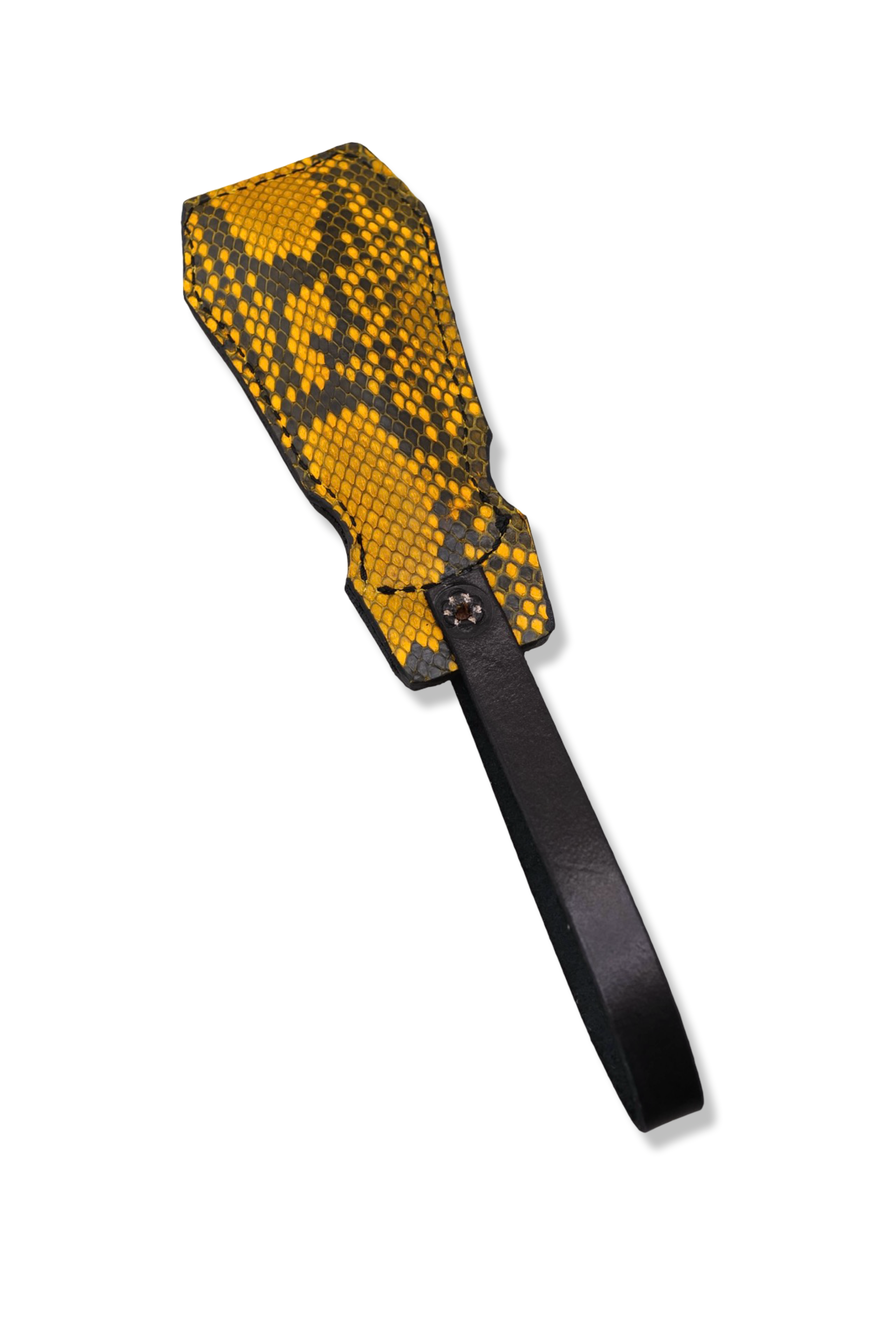 Mini Street Hammer Custom - Leather Front / Yellow Python Back