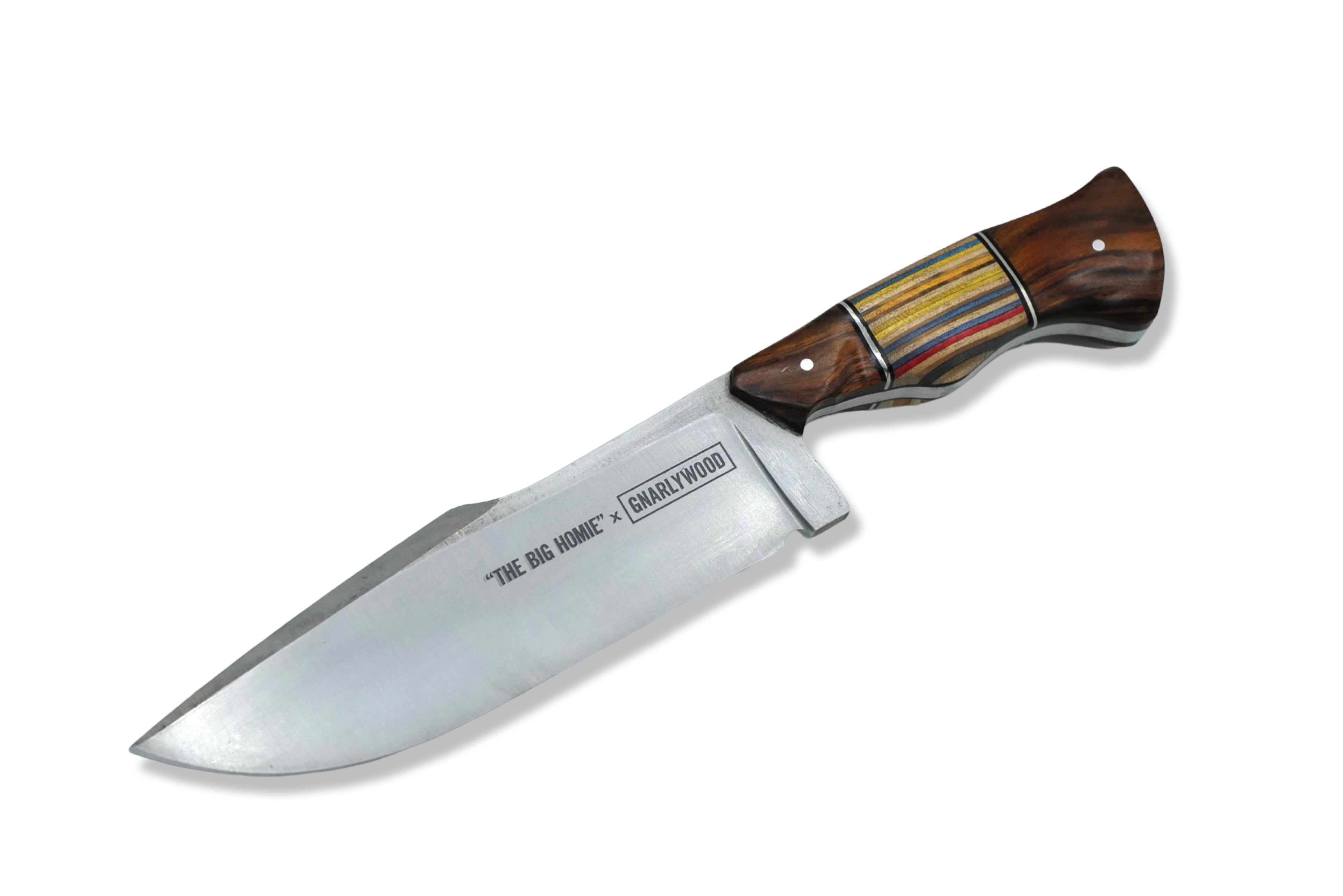 Custom Hollow Ground Bowie / Skateboard Handle