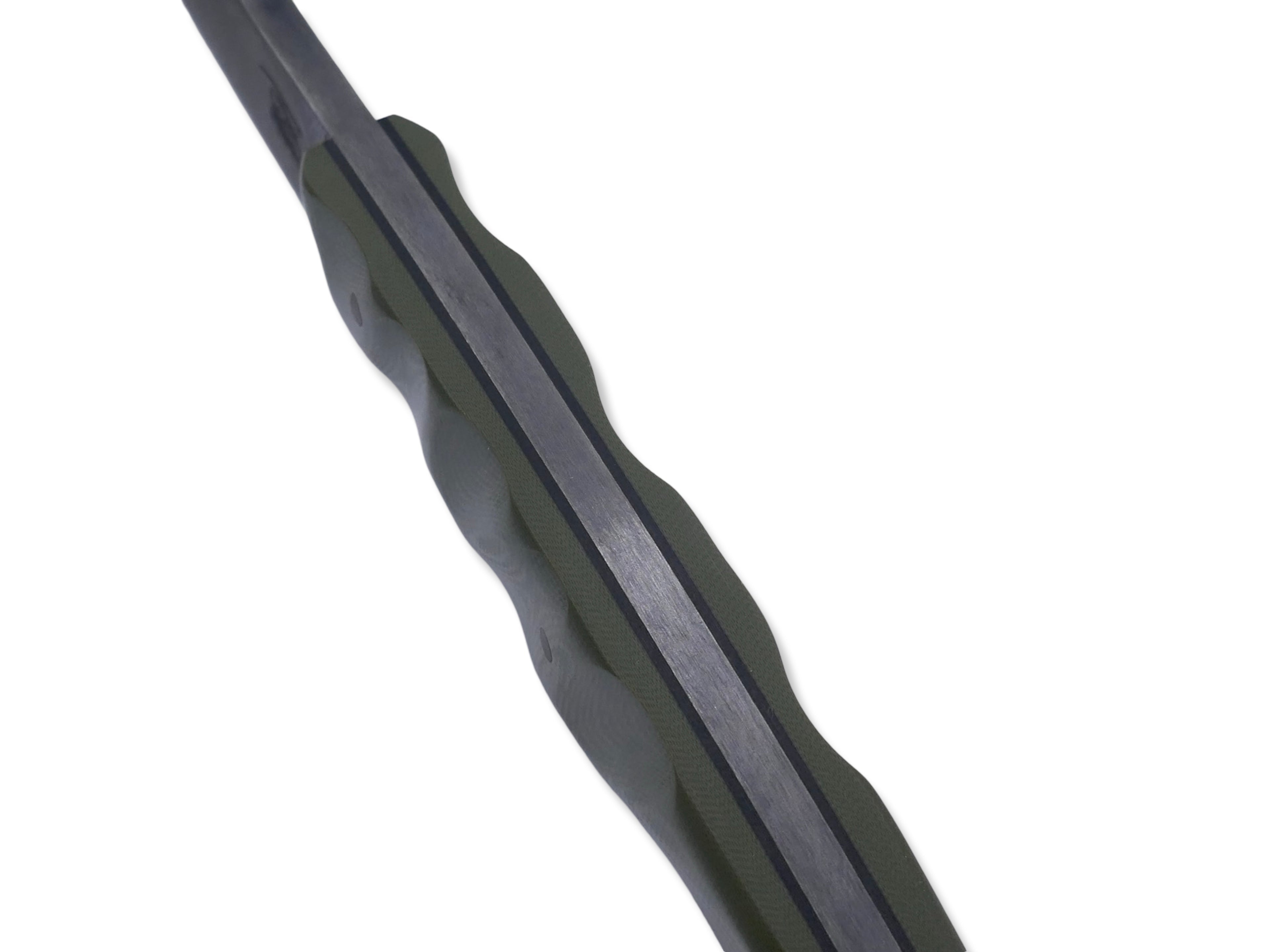 Reaper - Dark Stonewash / OD Green G-10 / Carbon Fiber Pins