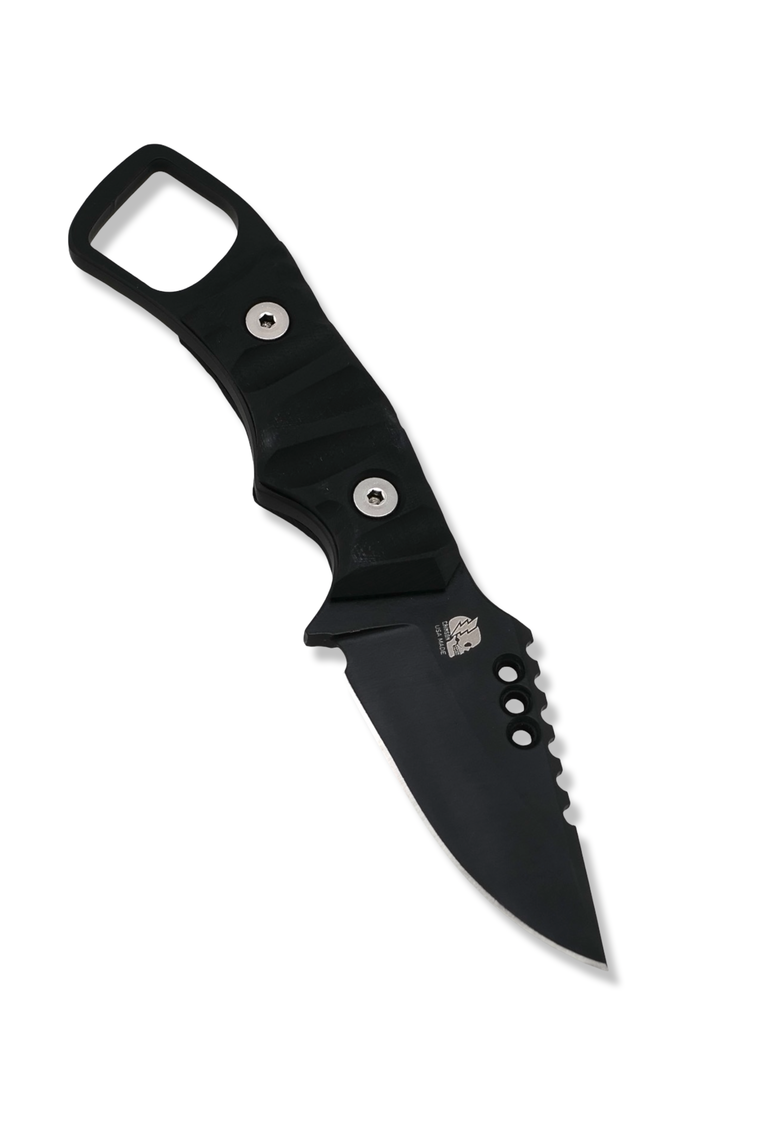 RPM Iron Wolf  “ CORE LORD “ - Black Cerakote / Black G-10 Handle / Limited to 50 Pieces / Leather Sheath Included - Black FRIDAY LIMITED