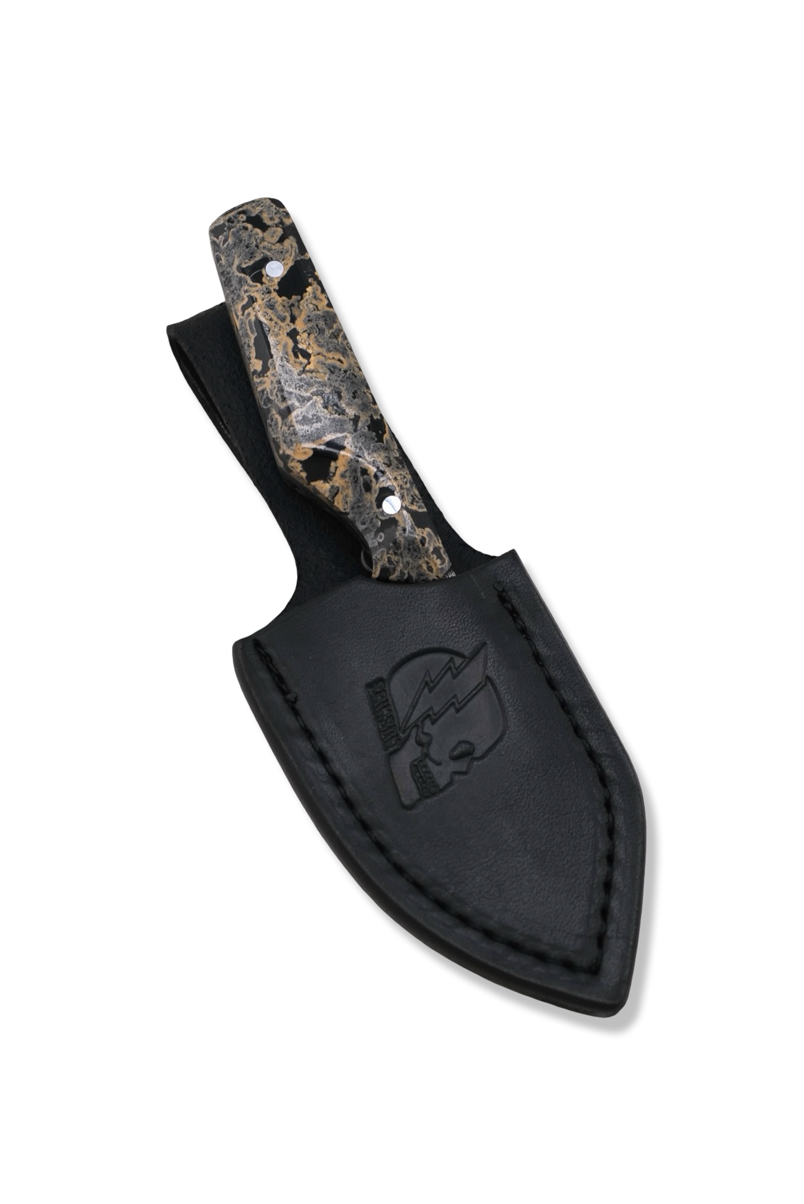 Mini Skinner Custom - Vegas Forge Stainless Damascus / Calceon Handle
