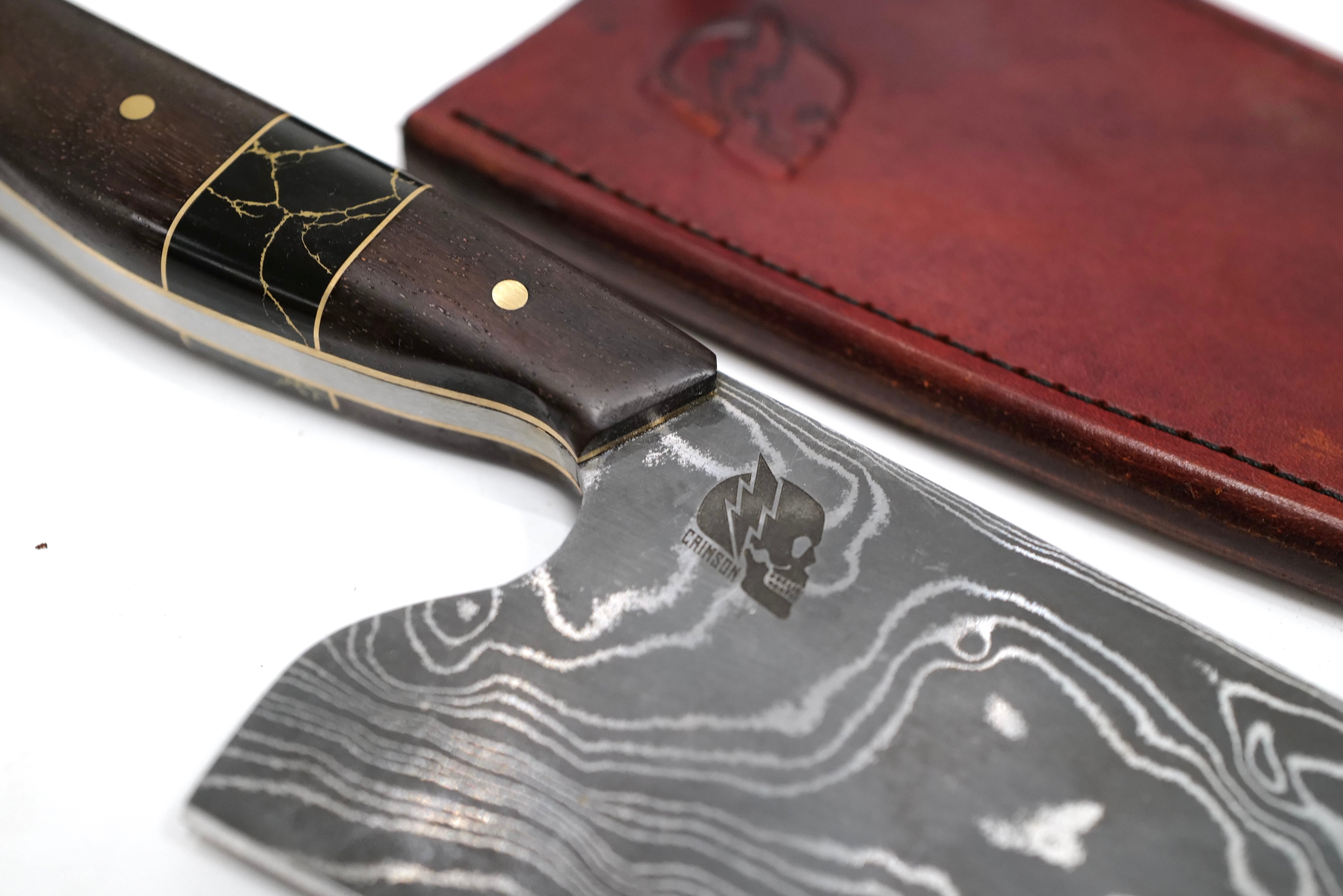 Custom Vegas Forge Damascus Gyuto