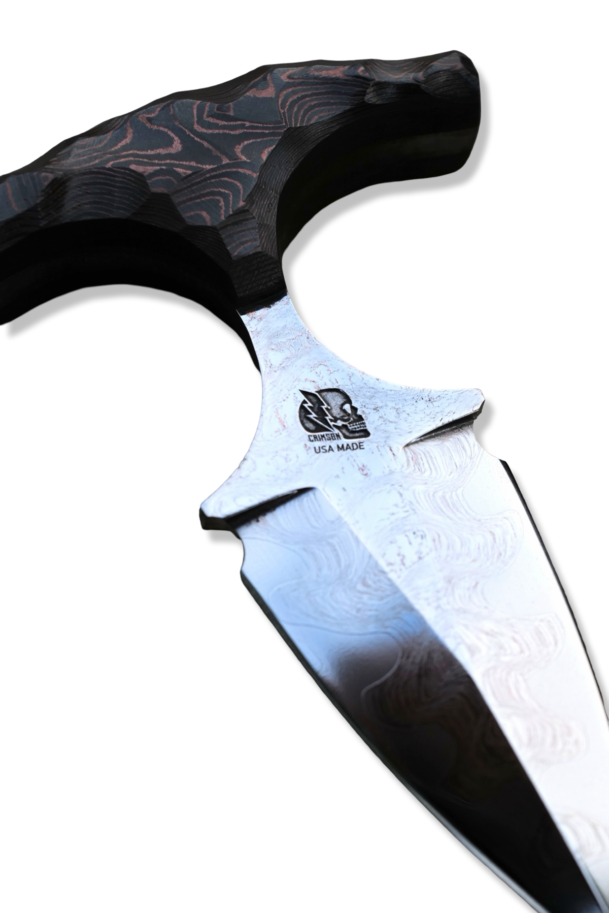 Counter Strike Custom - Baker Forge Ripple Coppermai / Rock Texture Copper Carbon Handle / Black Sheath