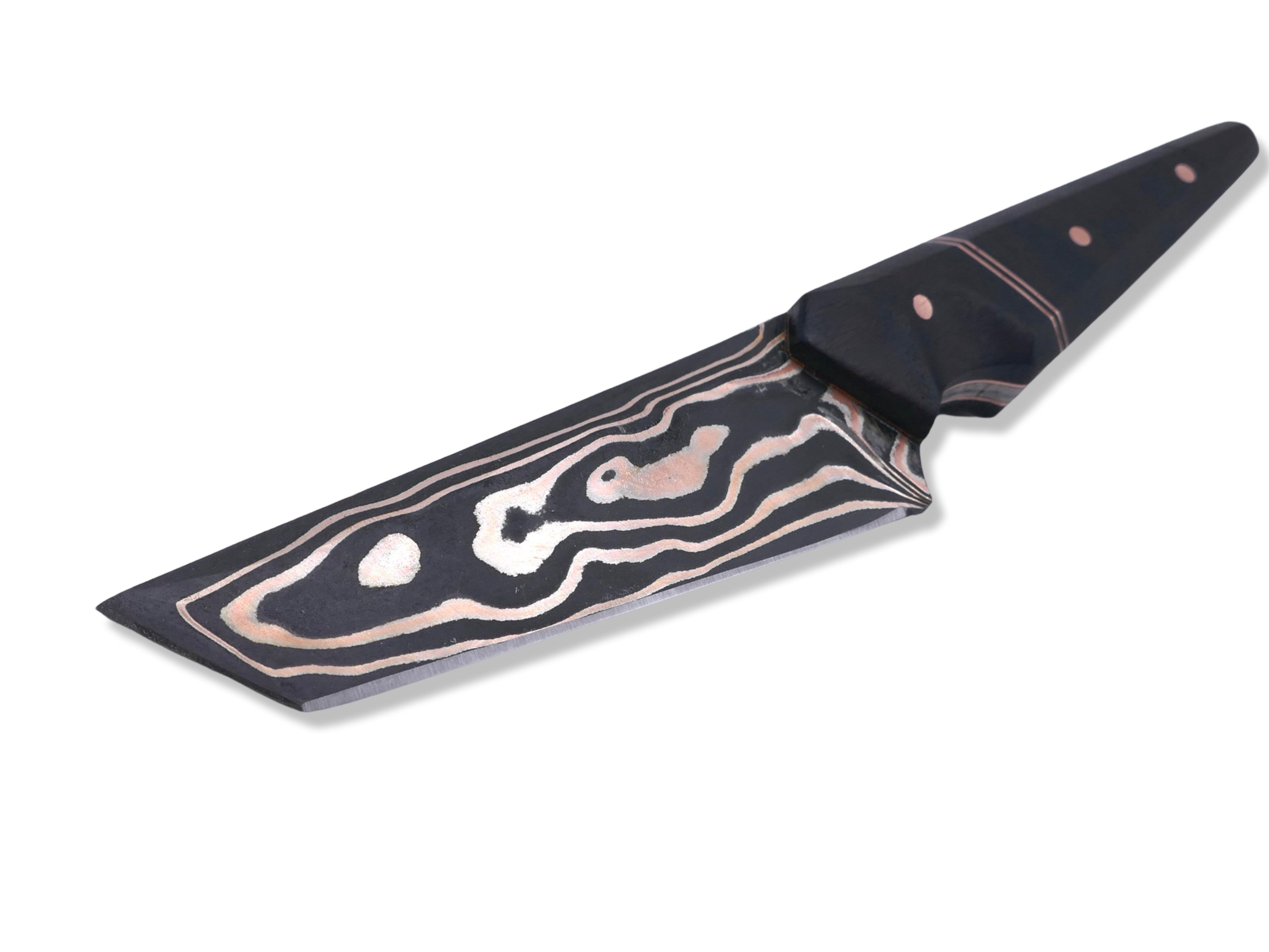 T3 - Tanto - Vegas Forge Copper Infused Damascus