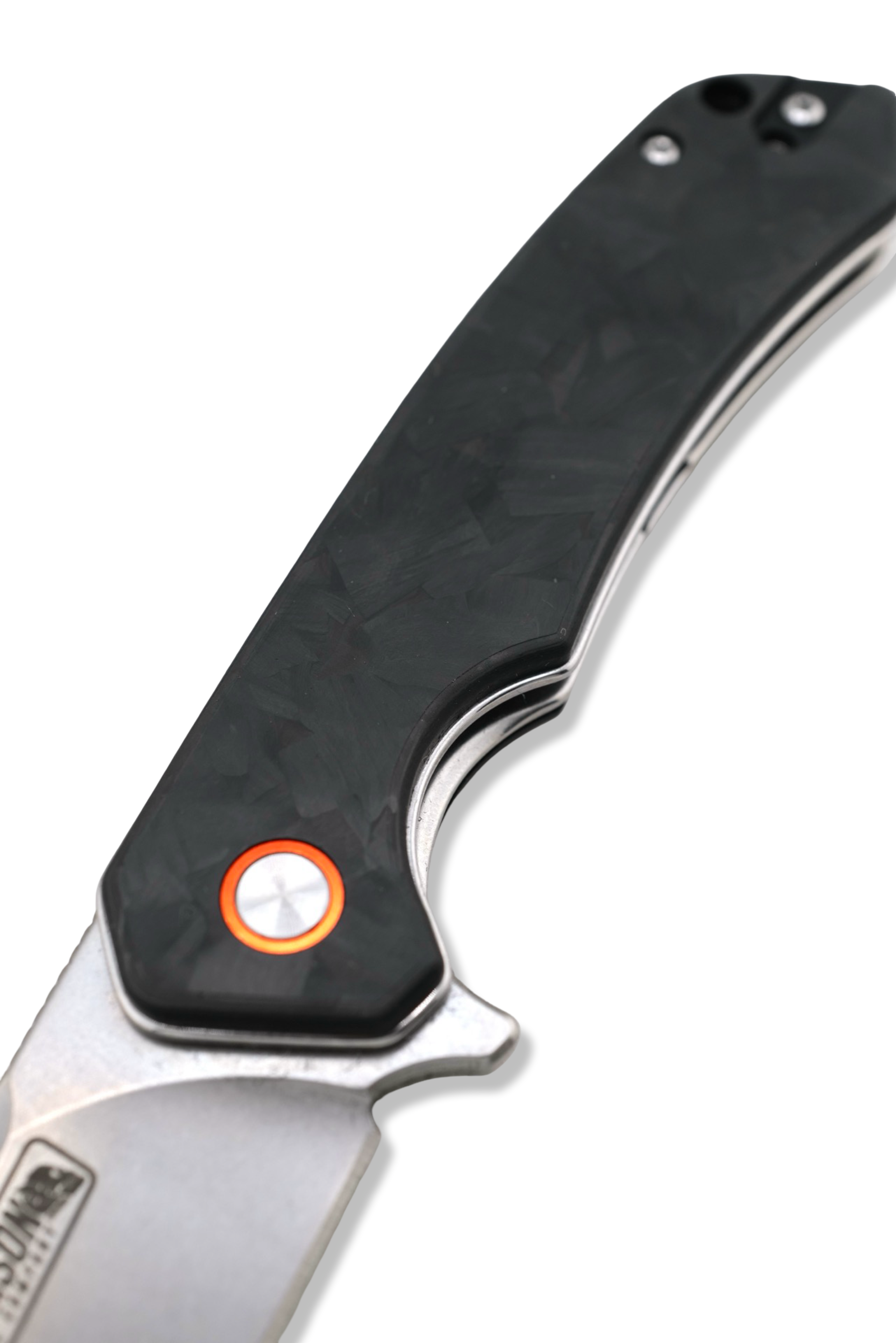 Copperhead Folder - Black Carbon Fiber Handle / Stonewash