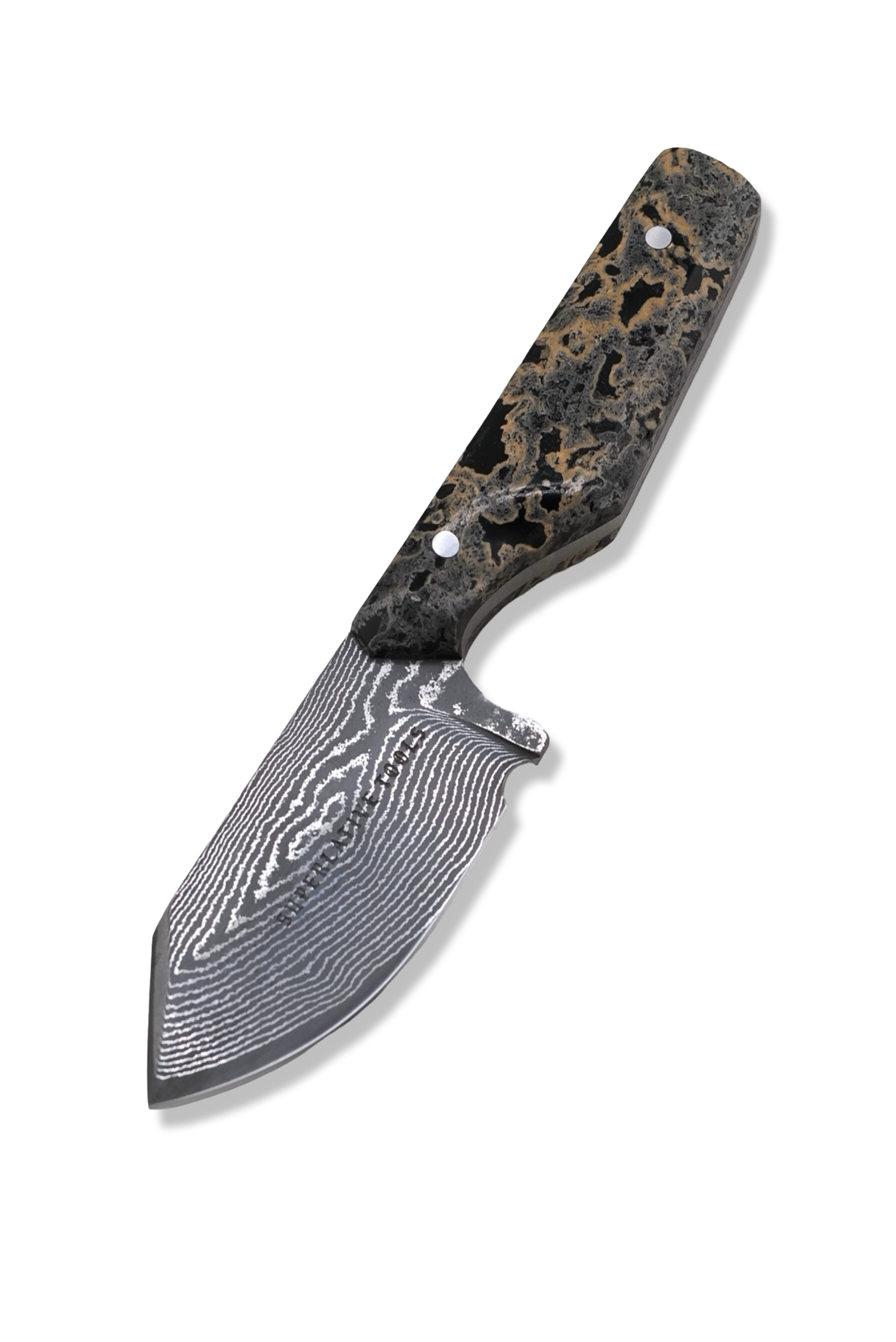Mini Skinner Custom - Vegas Forge Stainless Damascus / Calceon Handle