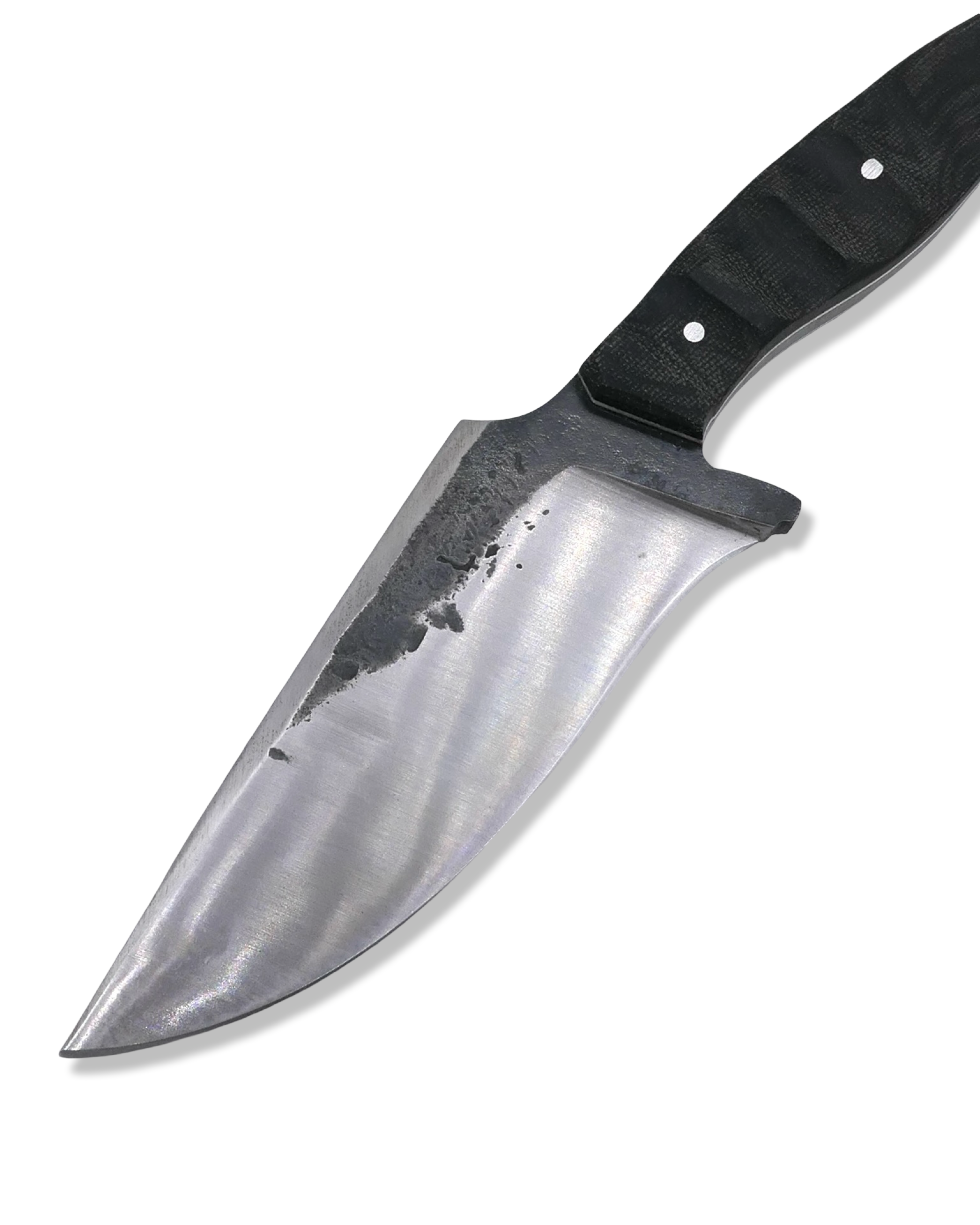 Destroyer Forged Custom - Two Tone Finish / Micarta Handle / White G-10 Liner / Sheath Included