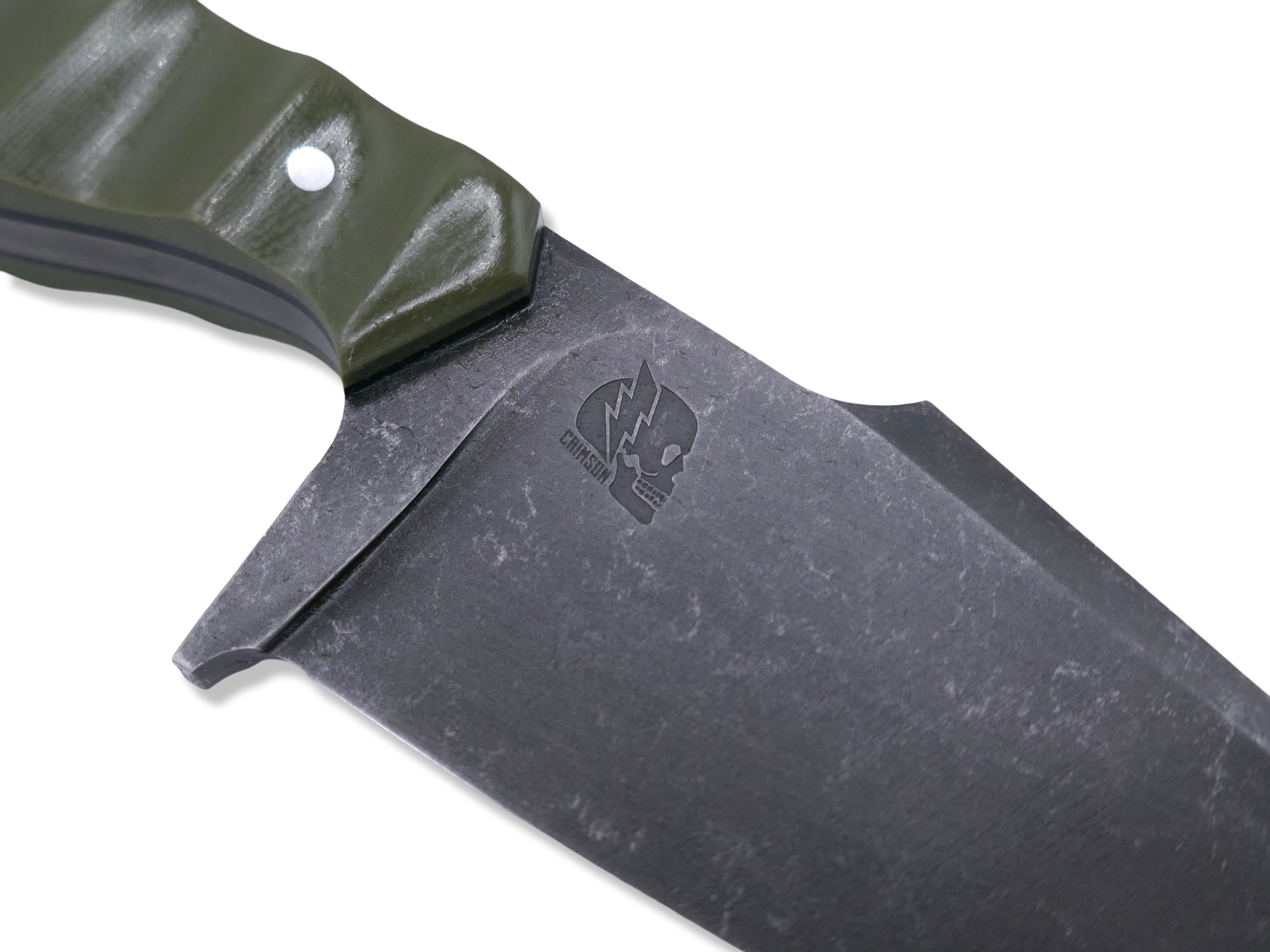 Reaper - Dark Stonewash / OD Green G-10 / Black G-10 Liner