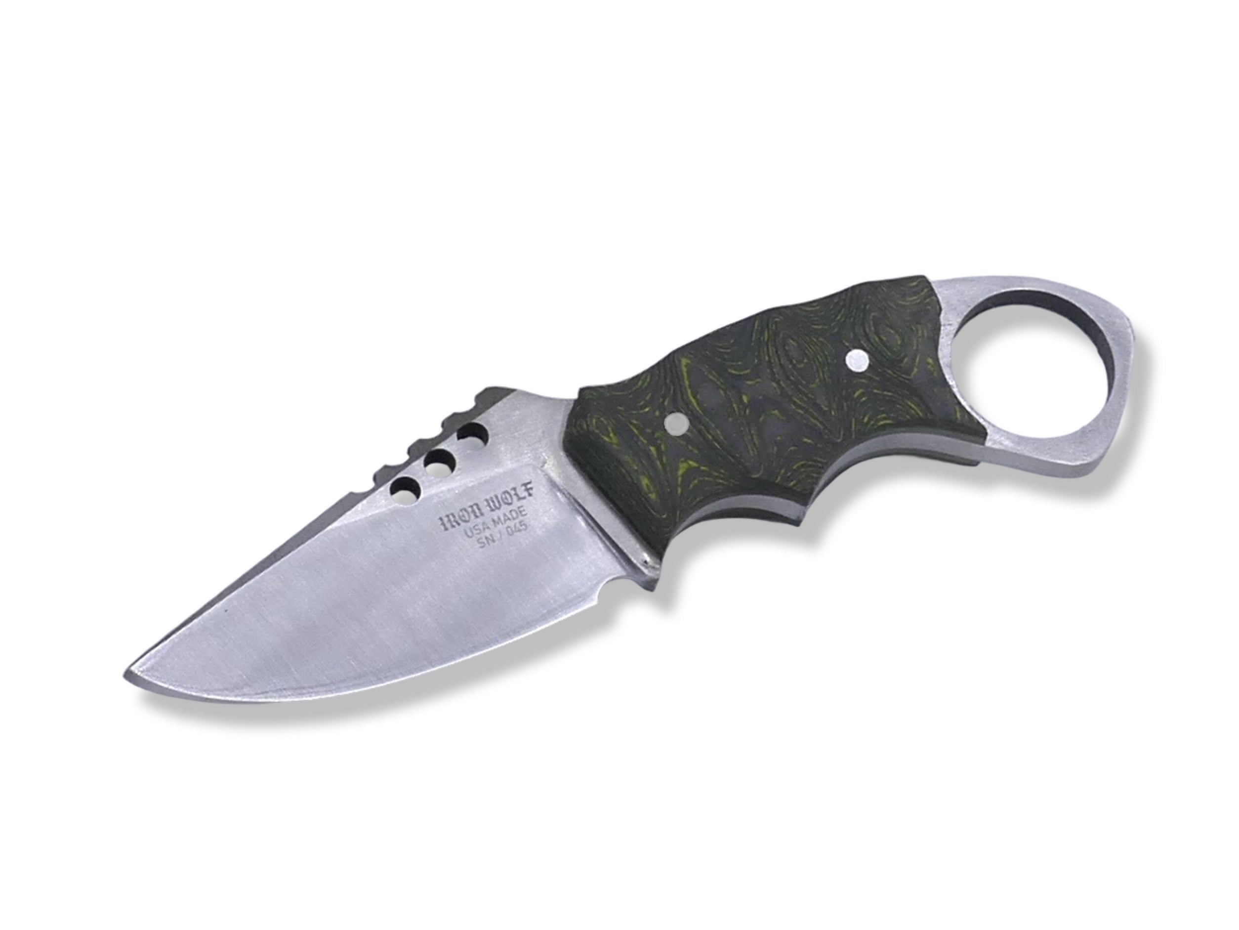 IRON WOLF Custom 1 of 1 - Satin Finish / Toxic Moss Camo Carbon / OD Green Liner