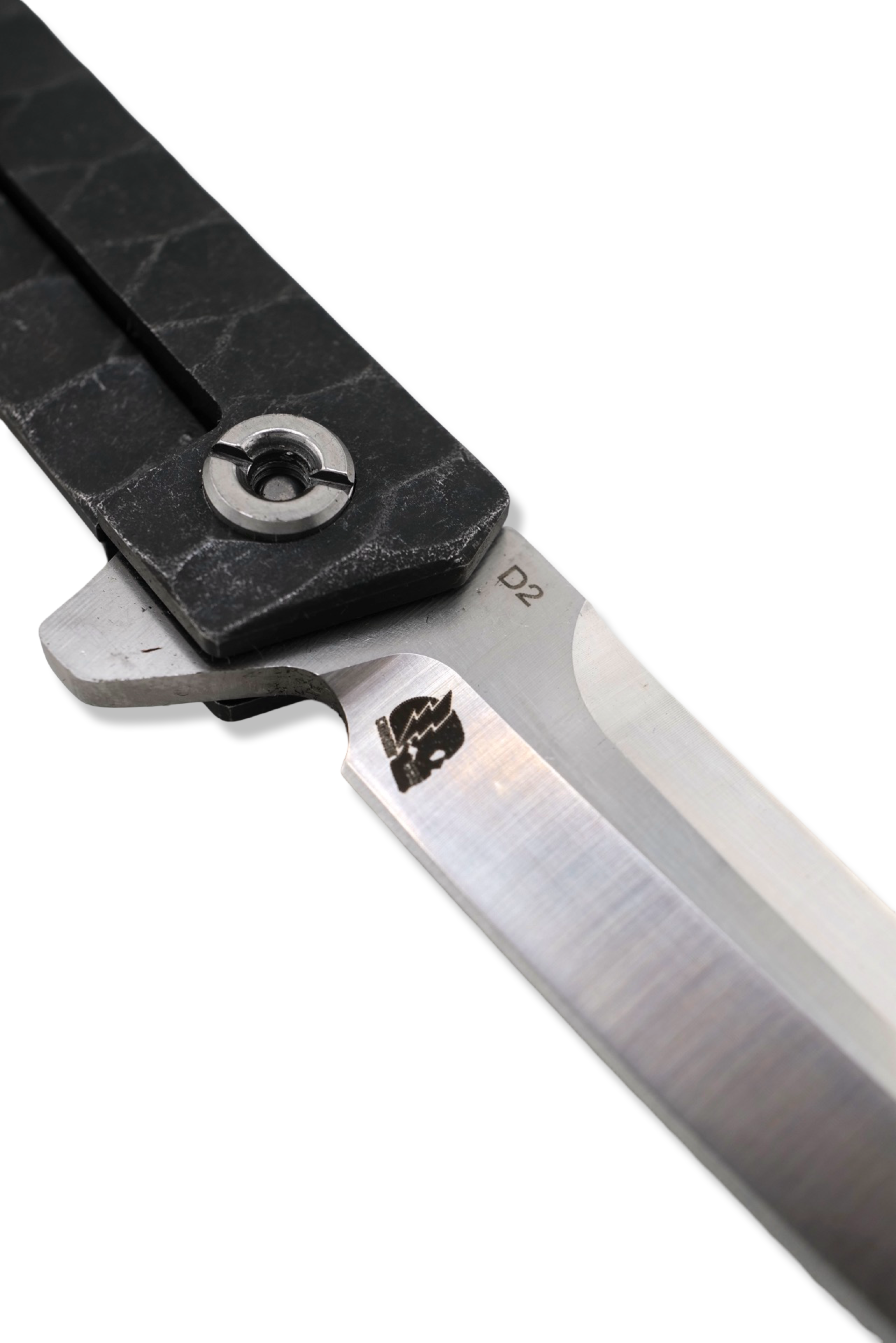 The Wayne Flipper Folder - Rock Textured Handle / Satin Finish
