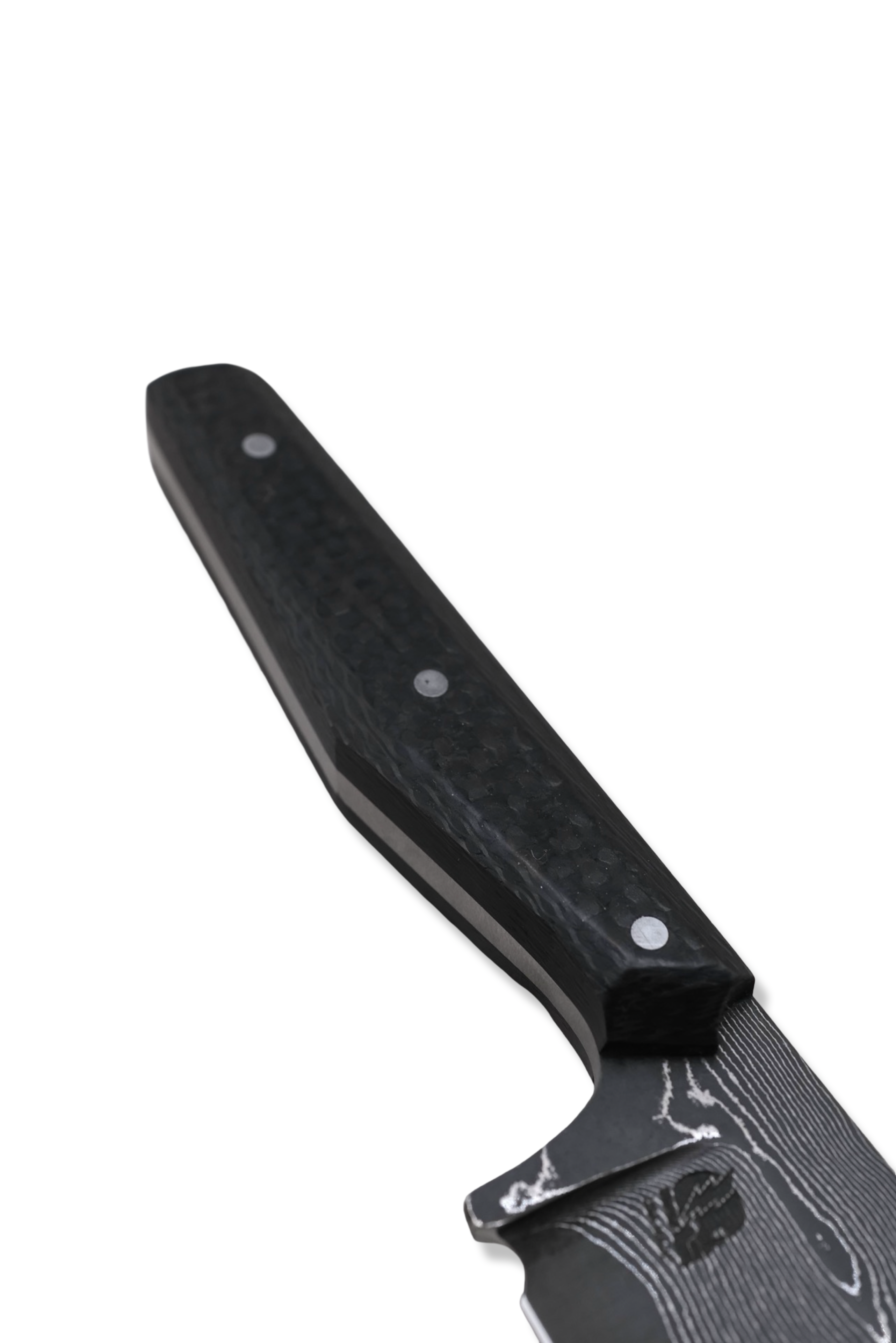 Mini Skinner Custom - Vegas Forge Stainless Damascus / Carbon Fiber Handle