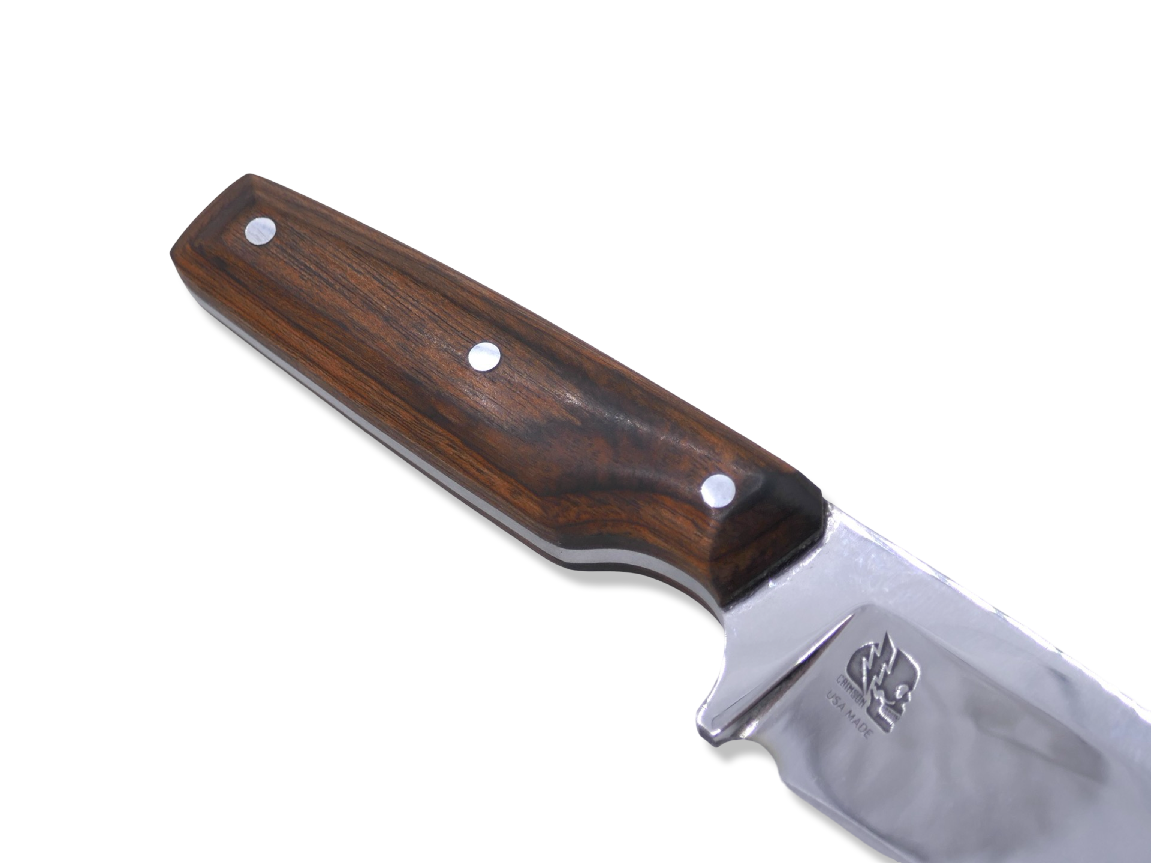 Roach 1 of 1 Custom - Mirror Polish / Dyma Lux Wood / SHEATH INCLUDED