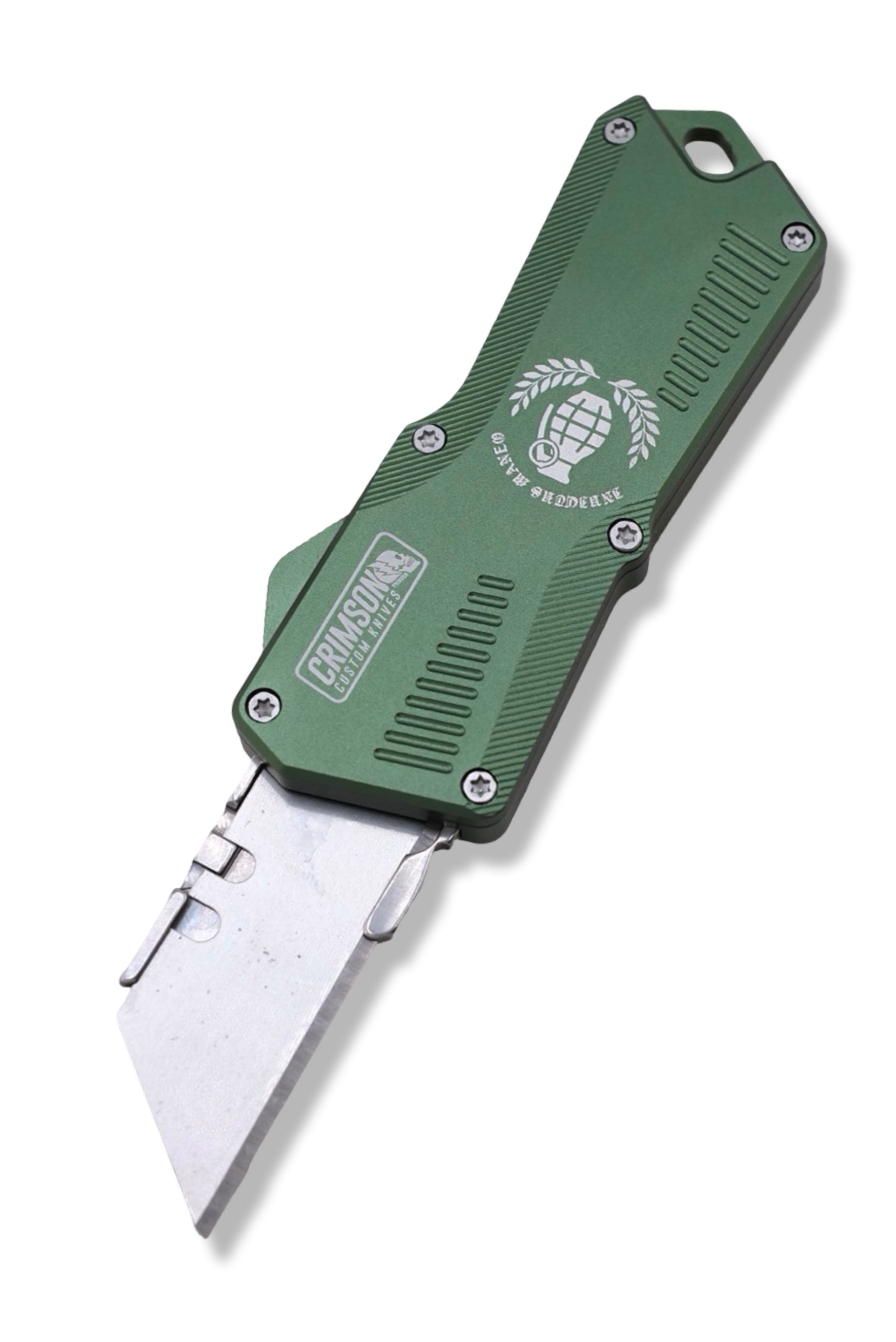 FTW LIMITED EDITION - “ Invictus Maneo “ Utility Knife / Green