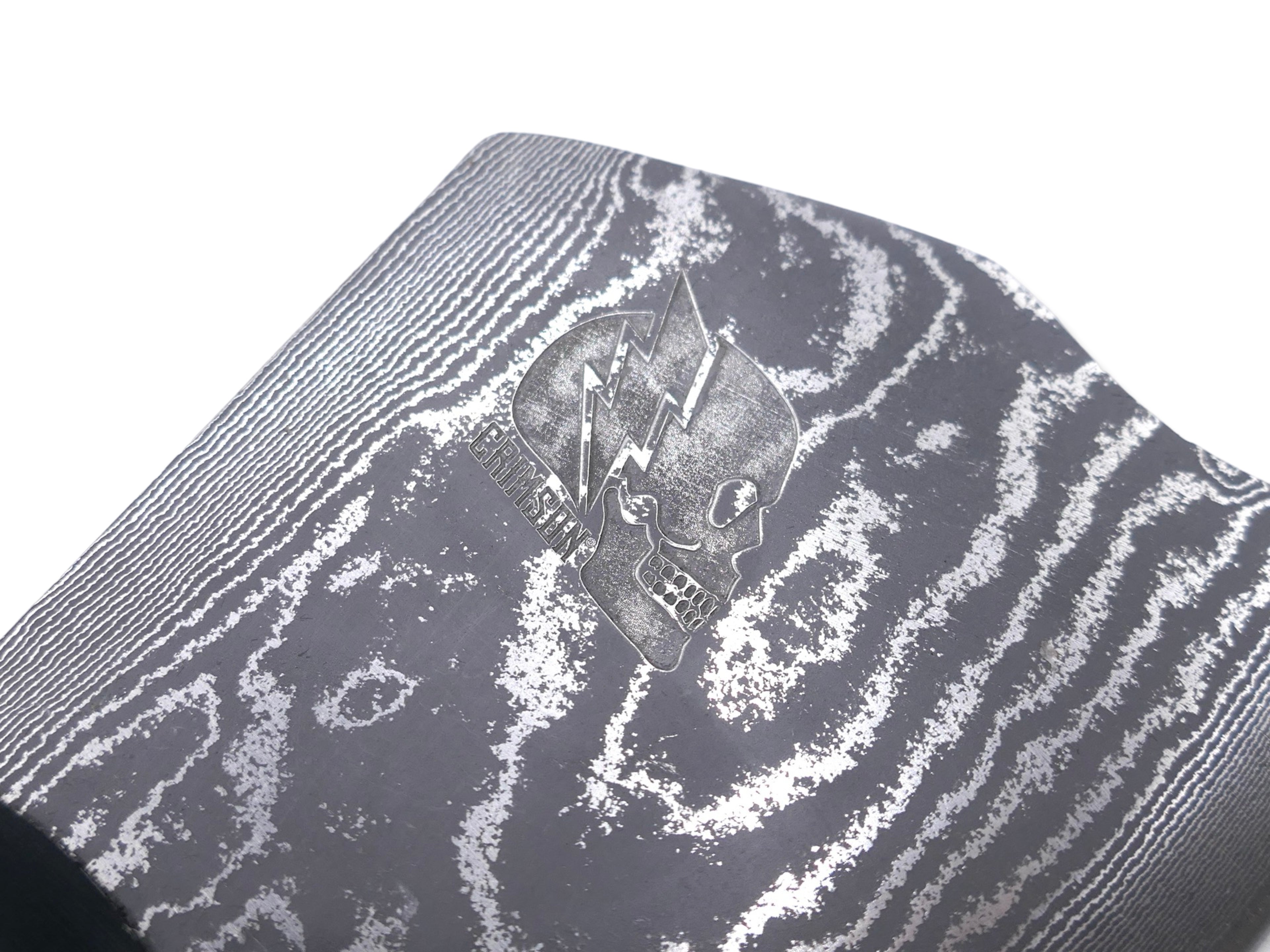 Damascus Berserker - Vegas Forge Stainless Damascus / G-10 / Alume / Nickel Splits Handle