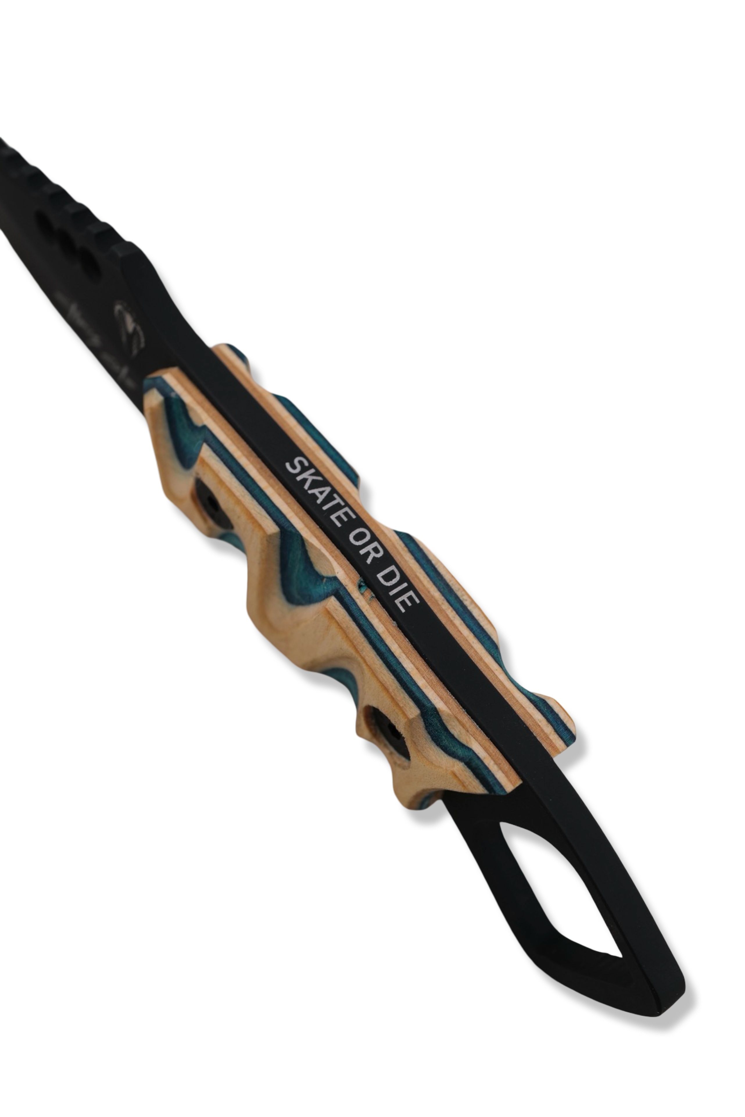 RPM Iron Wolf  “ CHRIS COLE EDITION “ - Black Cerakote / Chris Cole Skateboard Handle / Limited to 10 Pieces / Leather Sheath Included