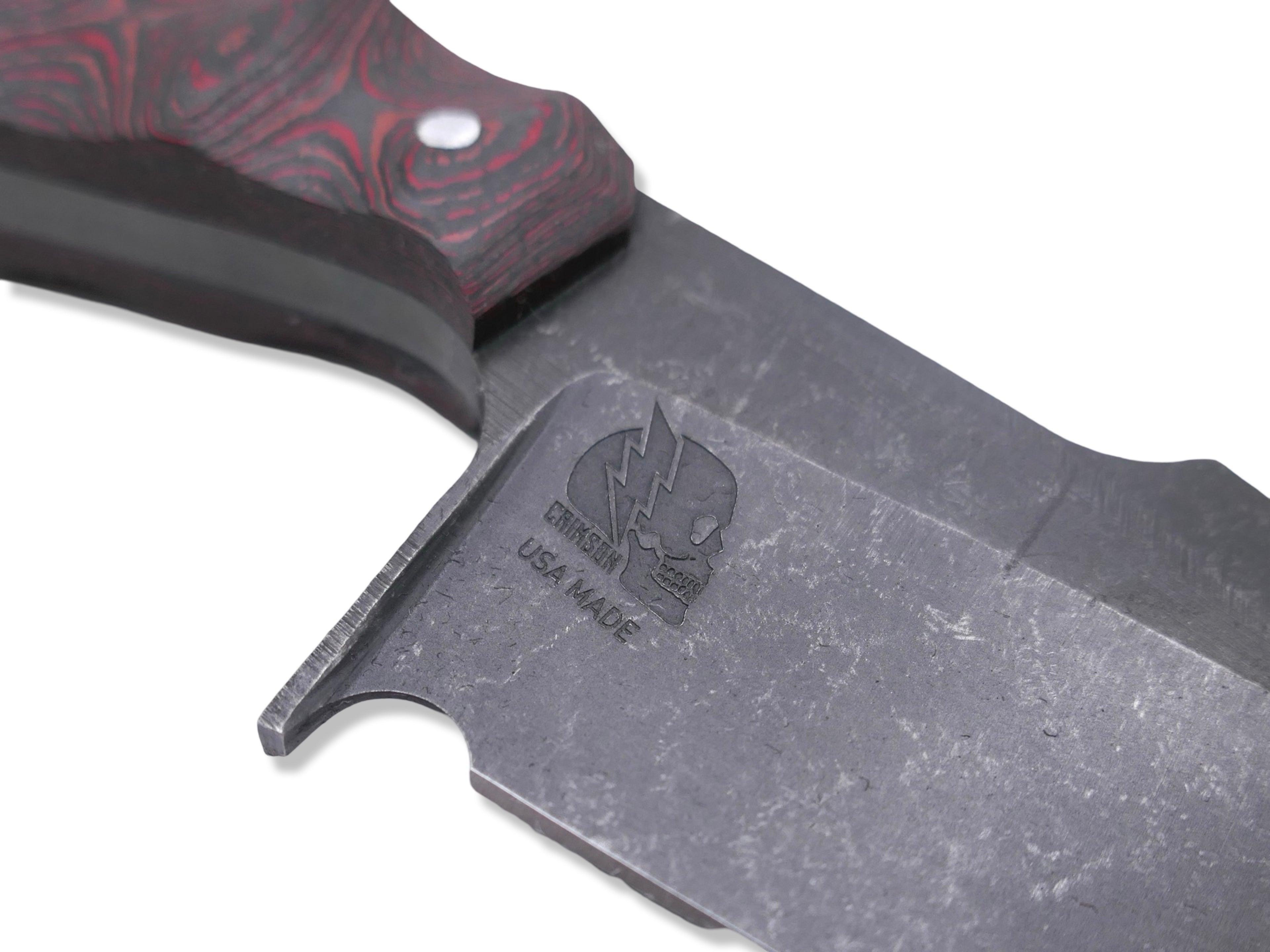 Reaper Custom 1 of 1  - Harpoon Grind / Dark Stonewash / Full Camo Carbon Handle