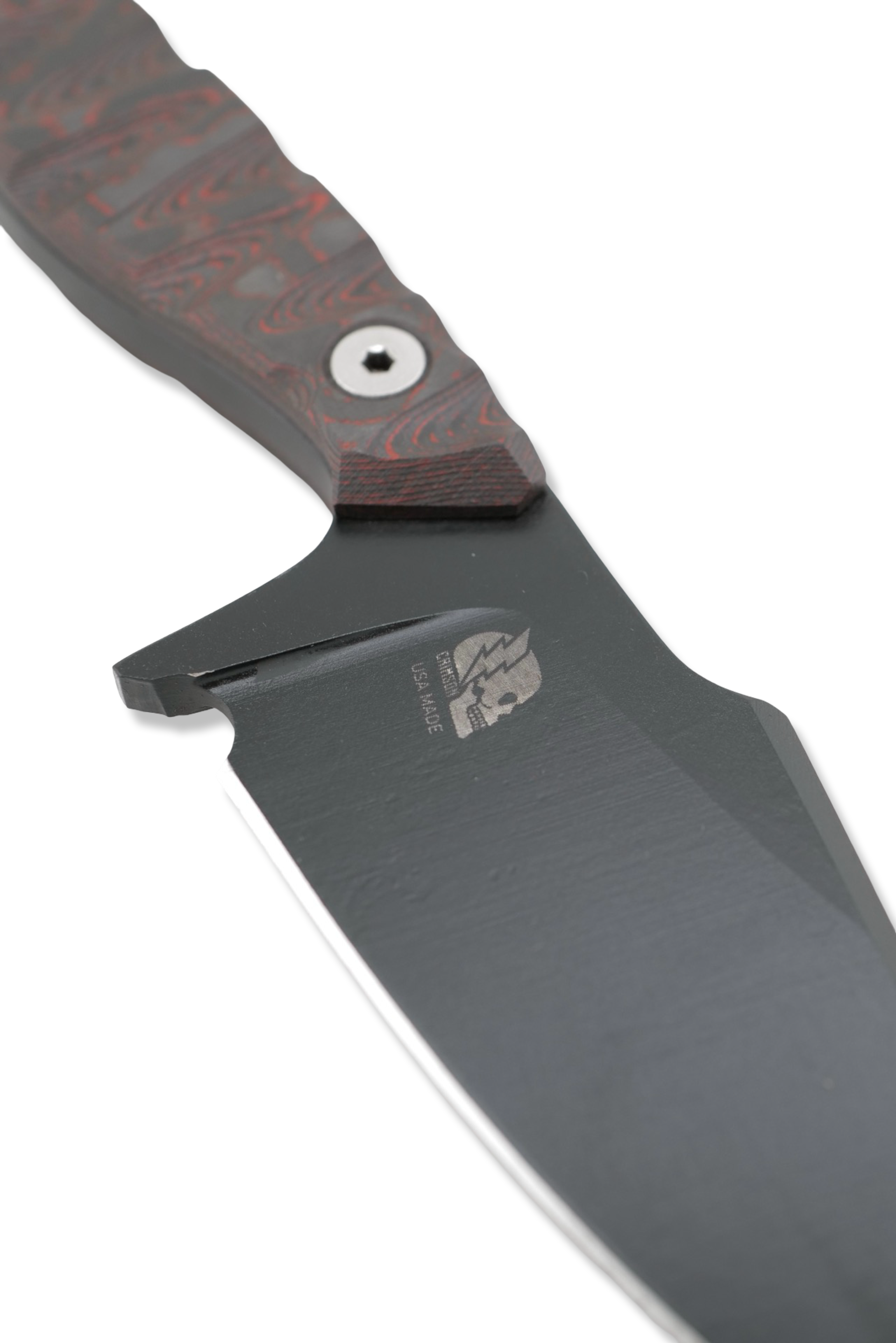 Reaper - Black Cerakote / Bolt on Black + Red Camo Carbon Handle